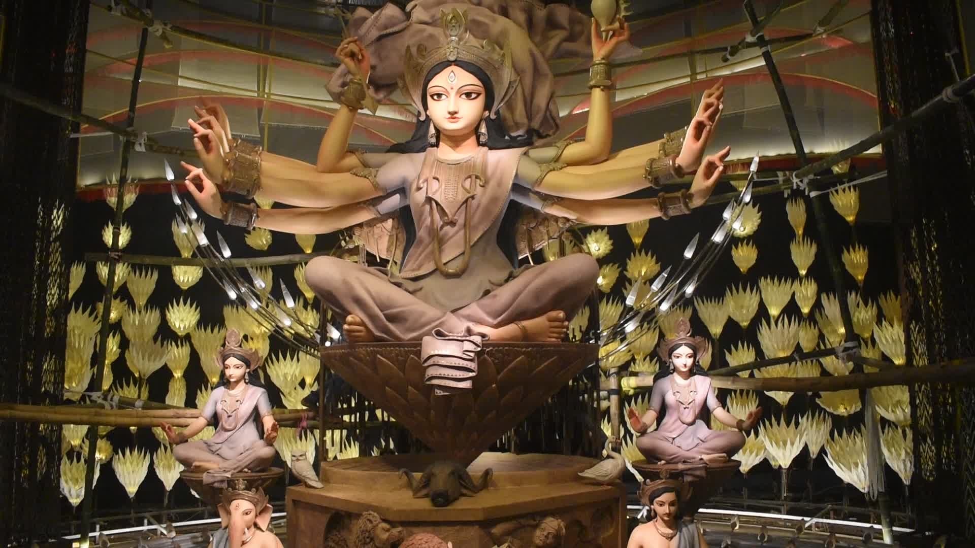 Durga puja festival in Kolkata, India