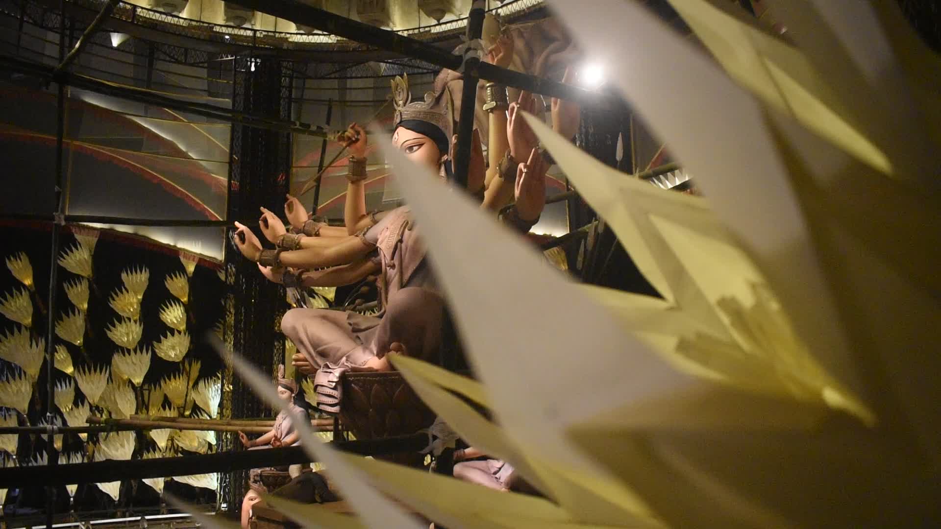 Durga puja festival in Kolkata, India