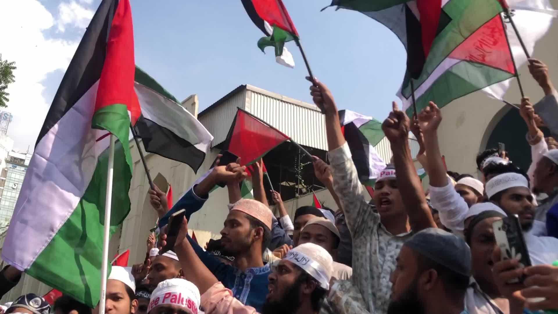 Protest In Gaza In Support Of Palestine