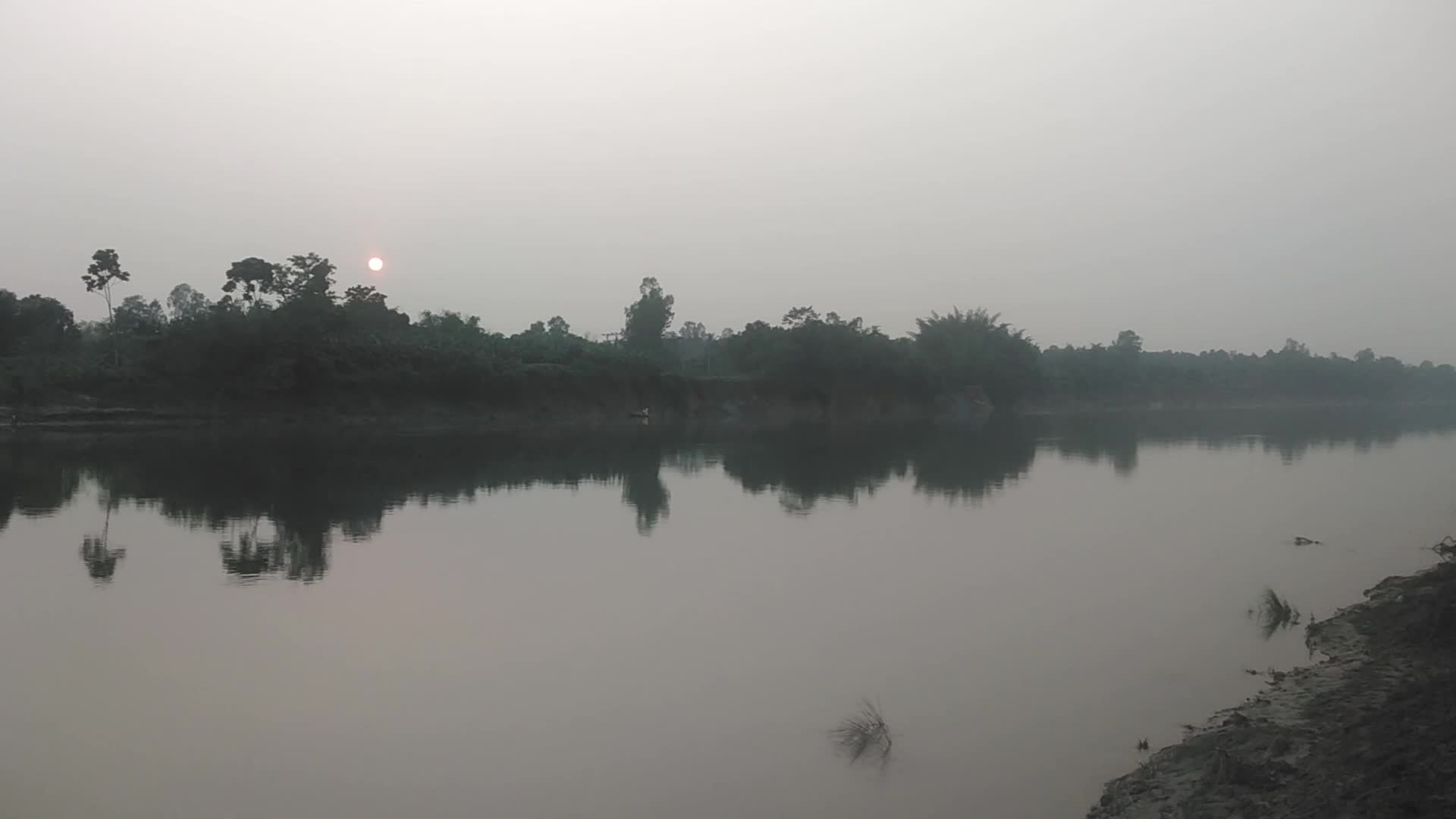 River Erosion of Atrai River in Naogaon, Bangladesh