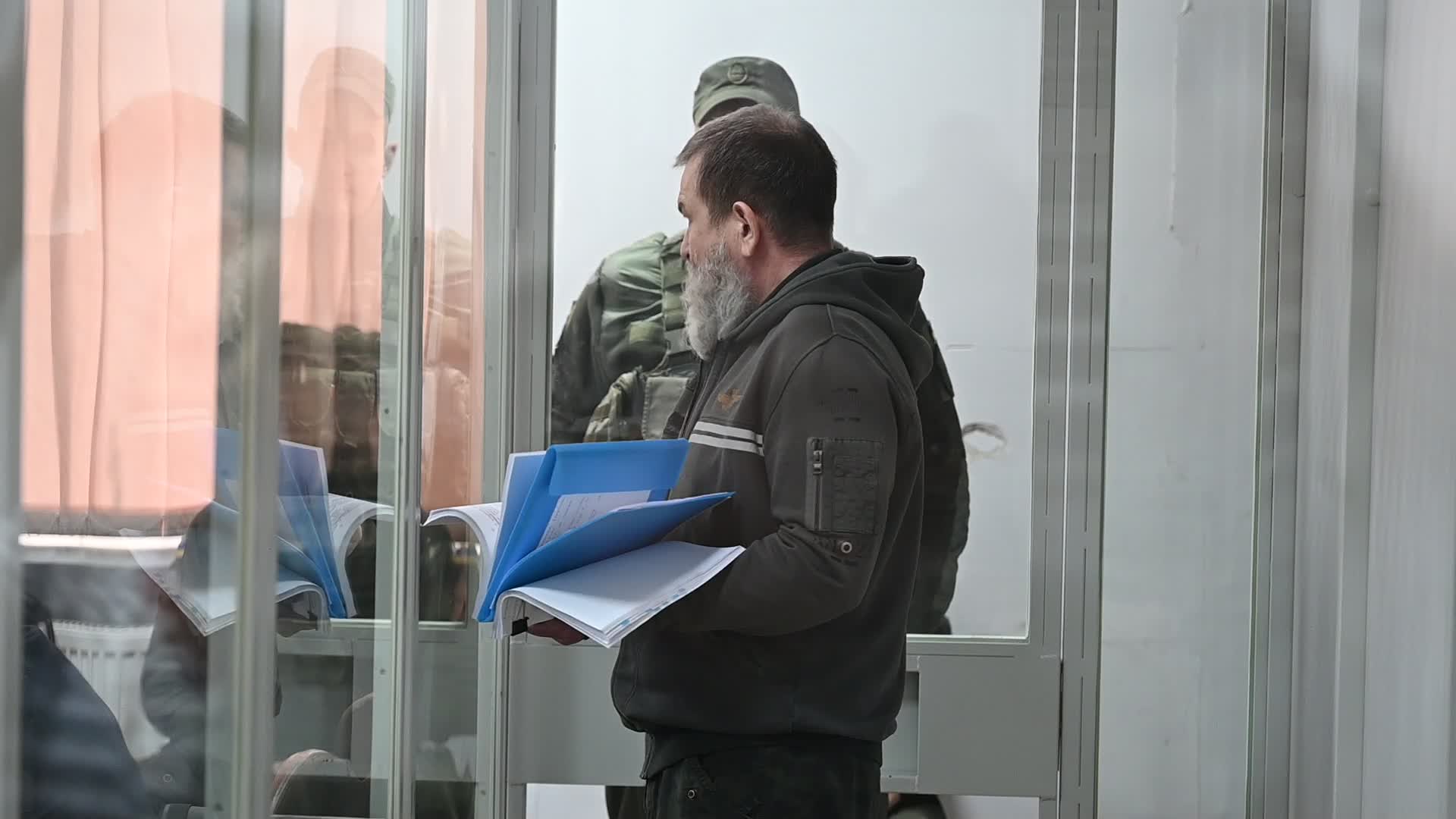 A trial for former Head of the Security Service of Ukraine (SBU) in the Autonomous Republic of Crimea Oleh Kulinich in Kyiv
