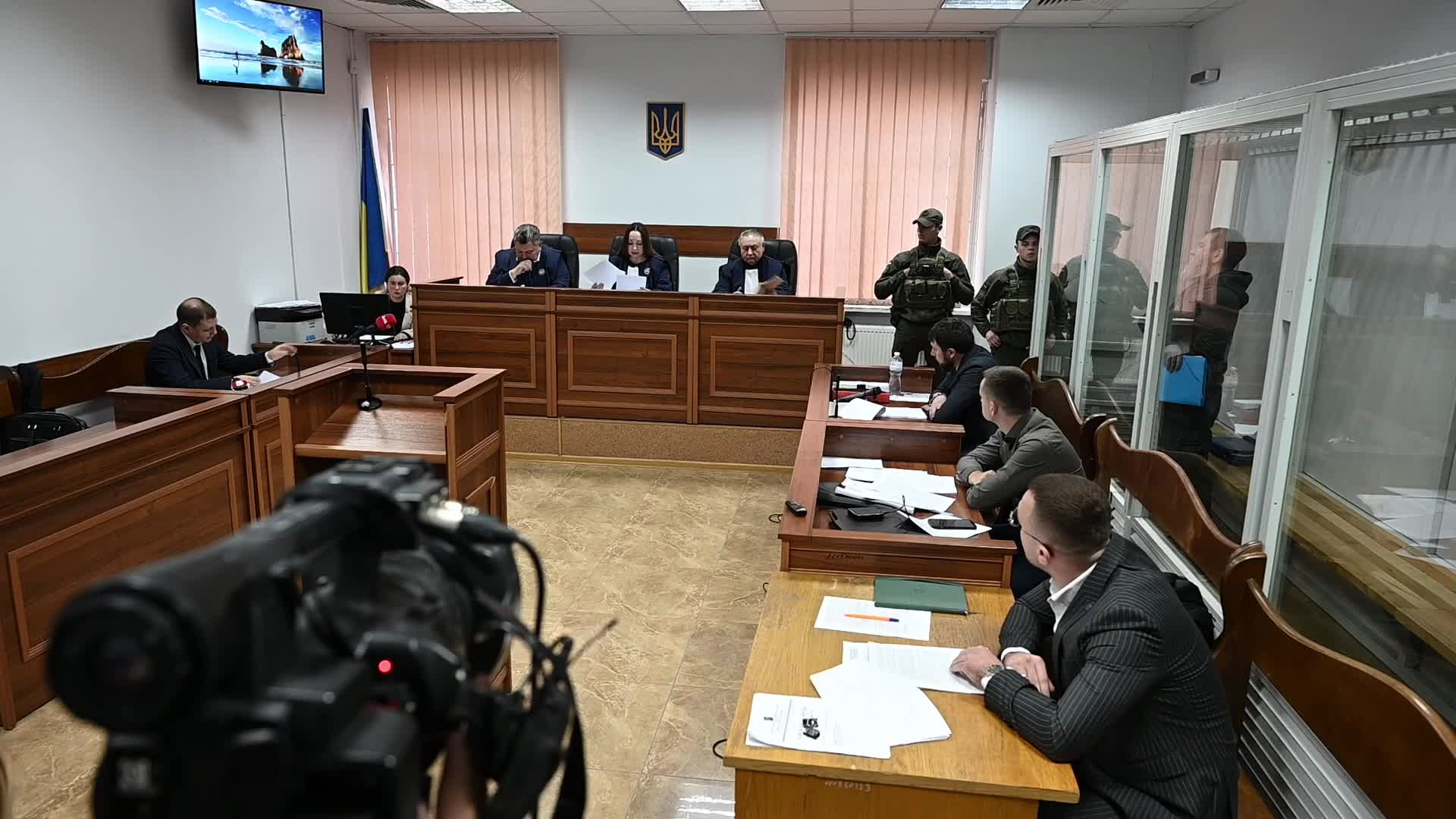 A trial for former Head of the Security Service of Ukraine (SBU) in the Autonomous Republic of Crimea Oleh Kulinich in Kyiv
