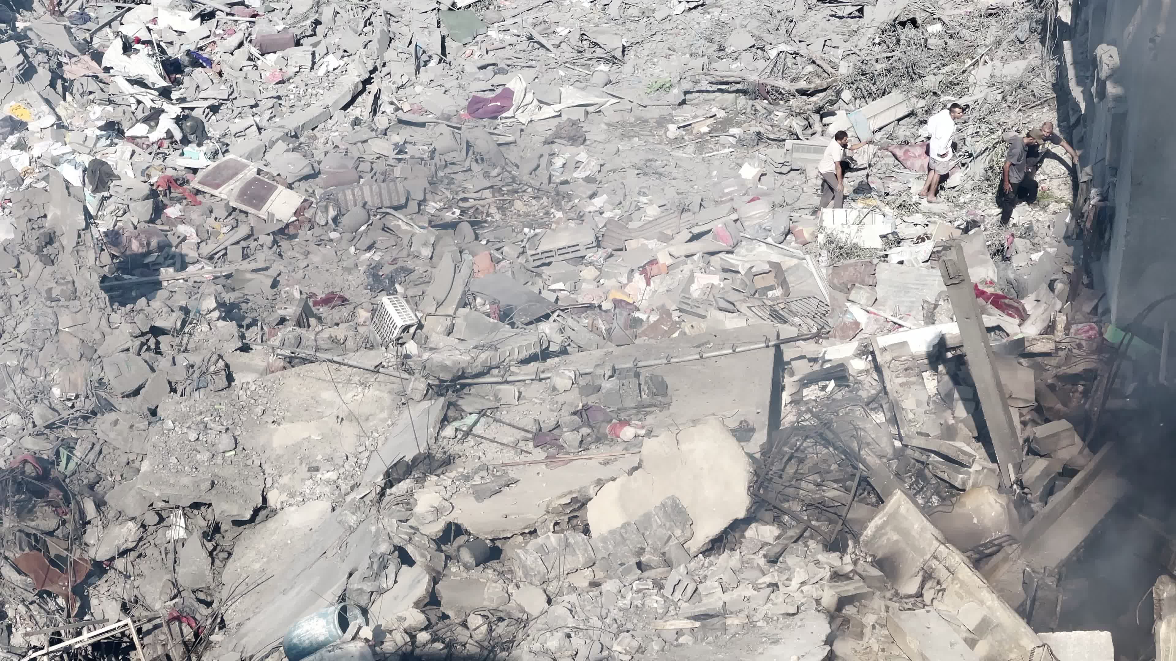 Aftermath of Israeli Airstrike In Gaza, Palestine