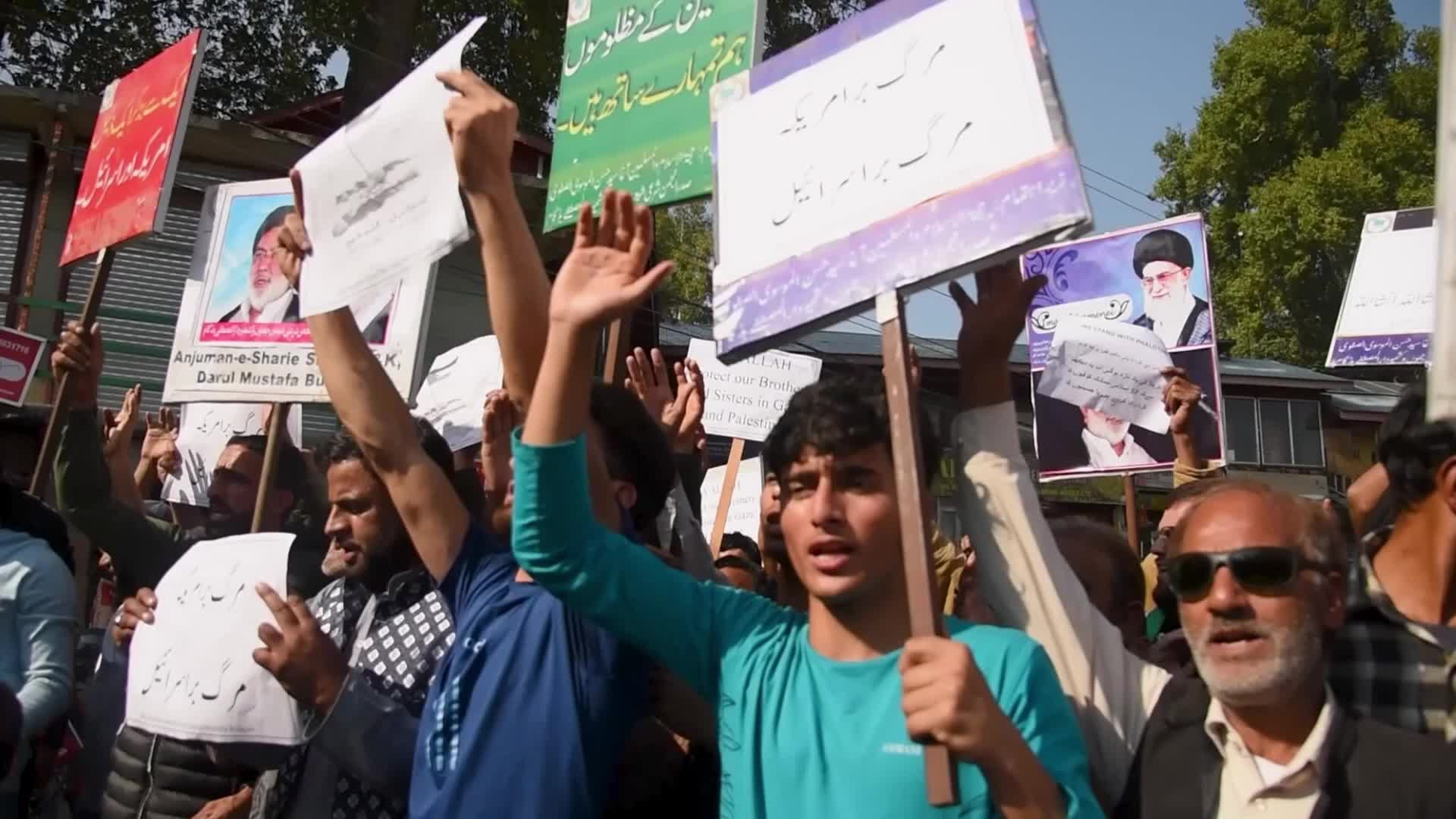 Pro Palestine Rally In Kashmir