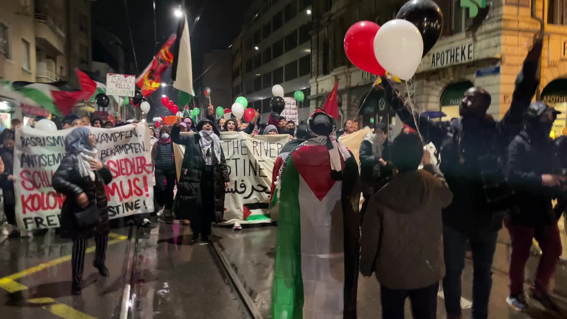 Pro Palestine Rally In Basel, Switzerland