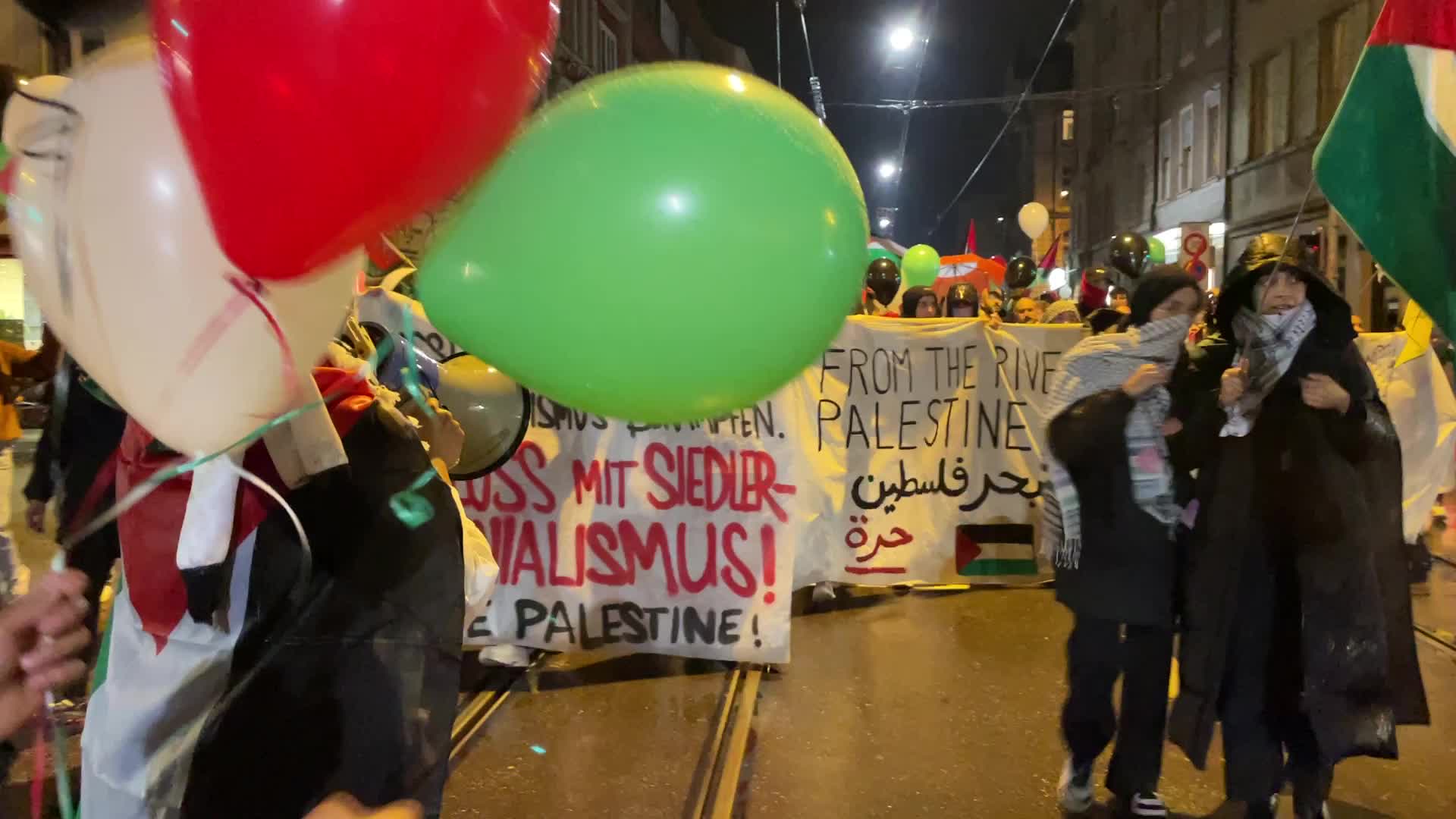 Pro Palestine Rally In Basel, Switzerland