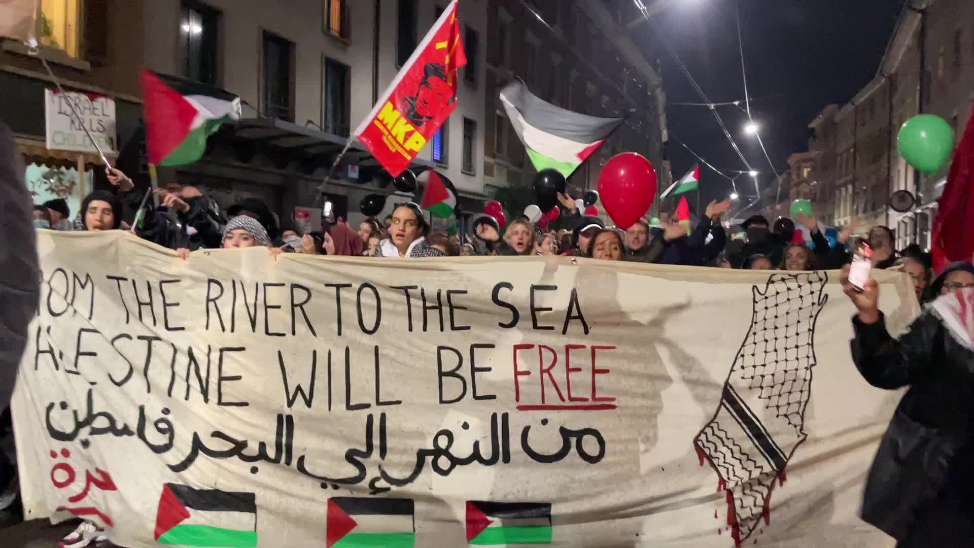 Pro Palestine Rally In Basel, Switzerland