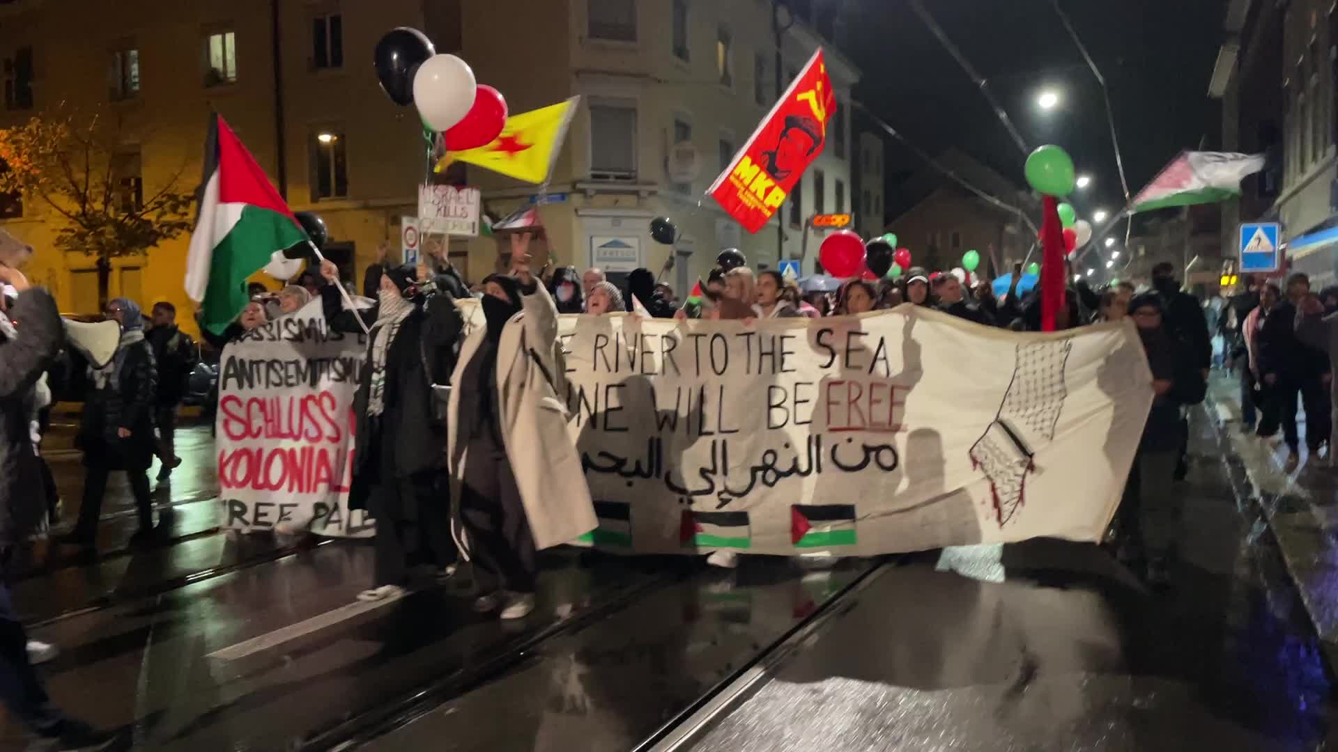 Pro Palestine Rally In Basel, Switzerland