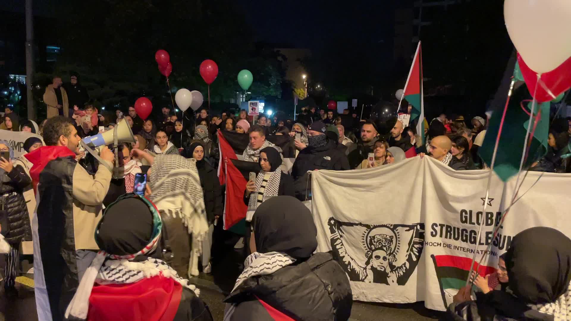 Pro Palestine Rally In Basel, Switzerland