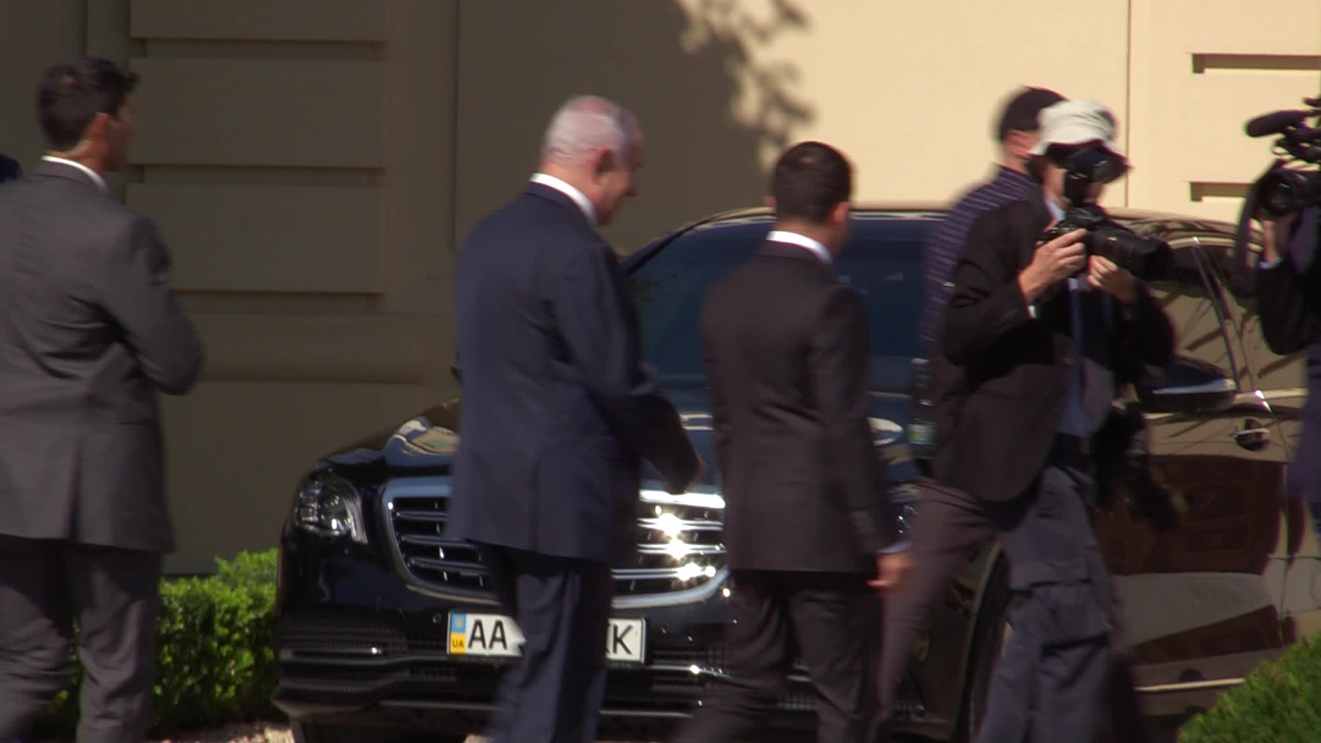Israeli Prime Minister Benjamin Netanyahu visits Ukraine
