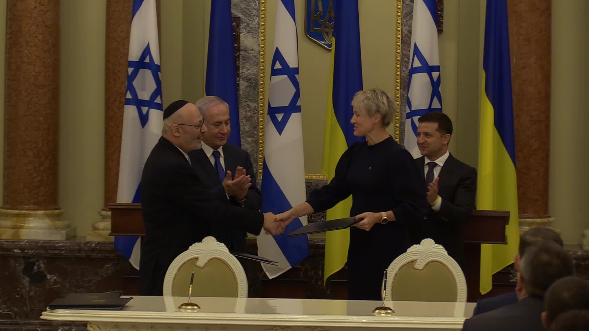 Israeli Prime Minister Benjamin Netanyahu visits Ukraine
