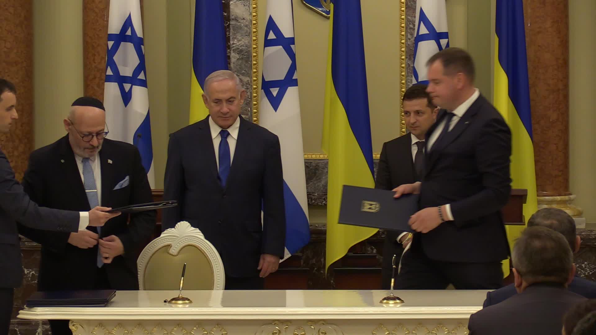 Israeli Prime Minister Benjamin Netanyahu visits Ukraine