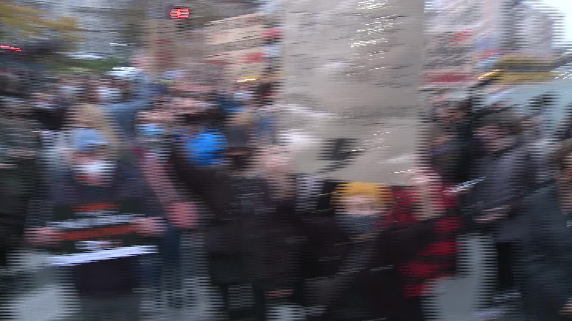 Demonstrators block traffic in Warsaw over near-total abortion ban