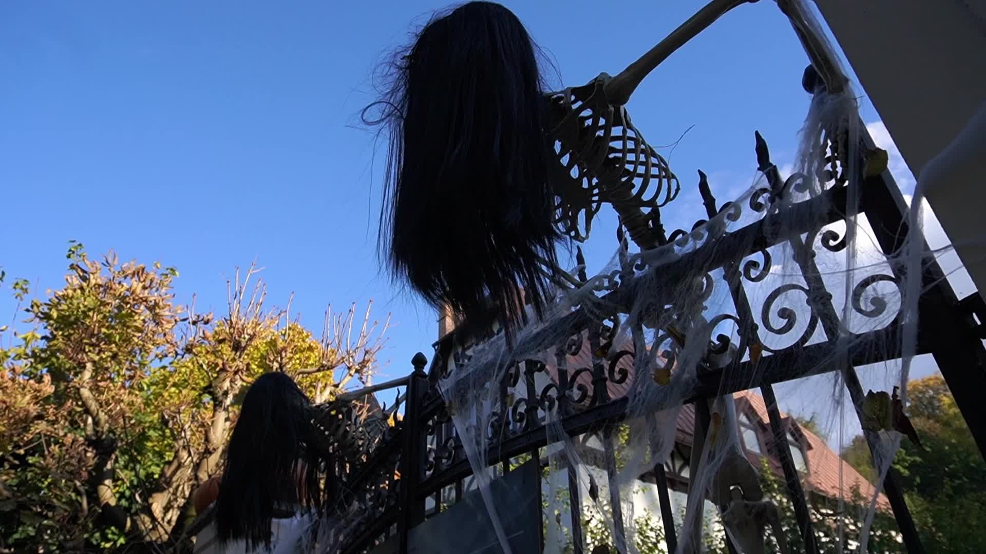 Halloween Decorations In Gdansk, Poland