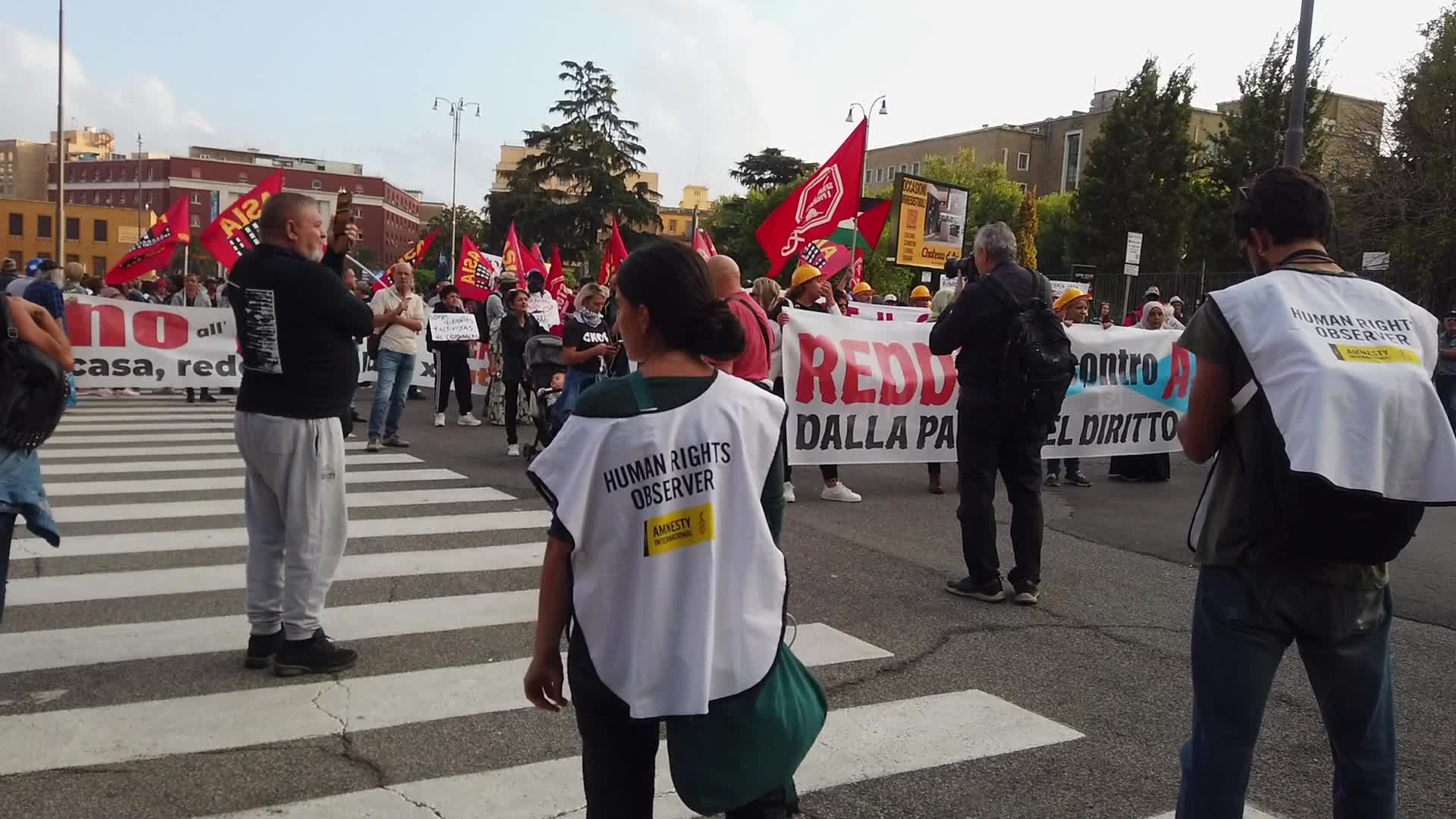 Demonstration right to housing