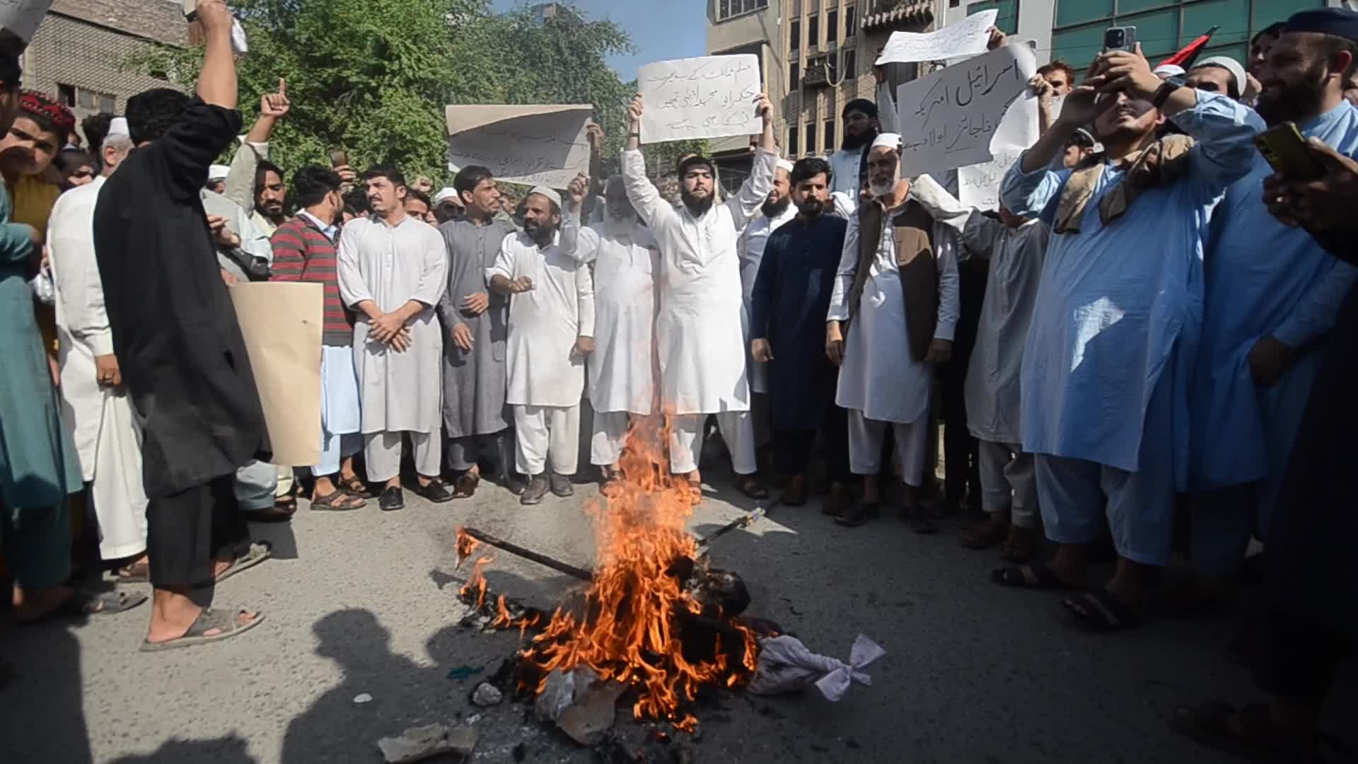 Rallies in solidarity with the Palestinian people in Pakistan 