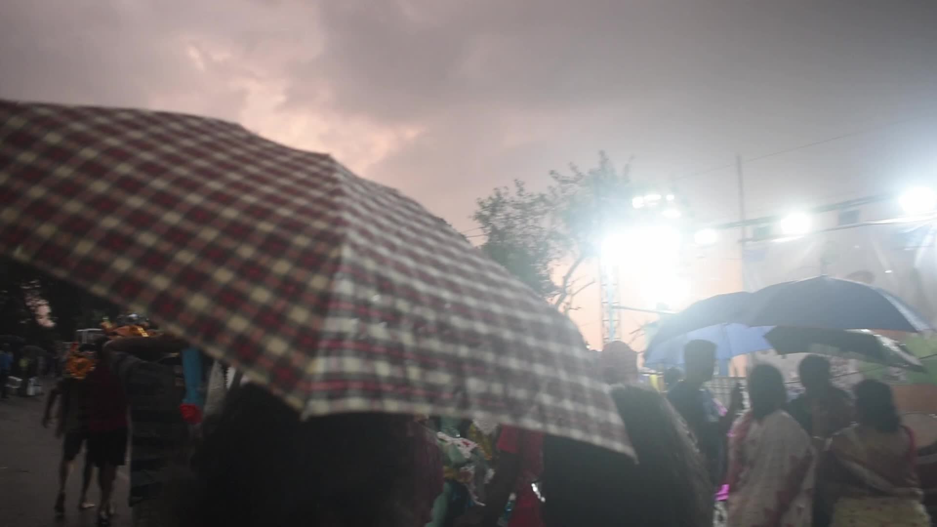 Devotees are celebrating the last day of Durga Puja festival in Kolkata, India