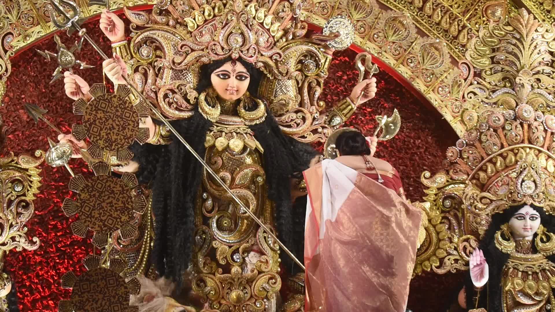 Durga Puja festival in Kolkata, India