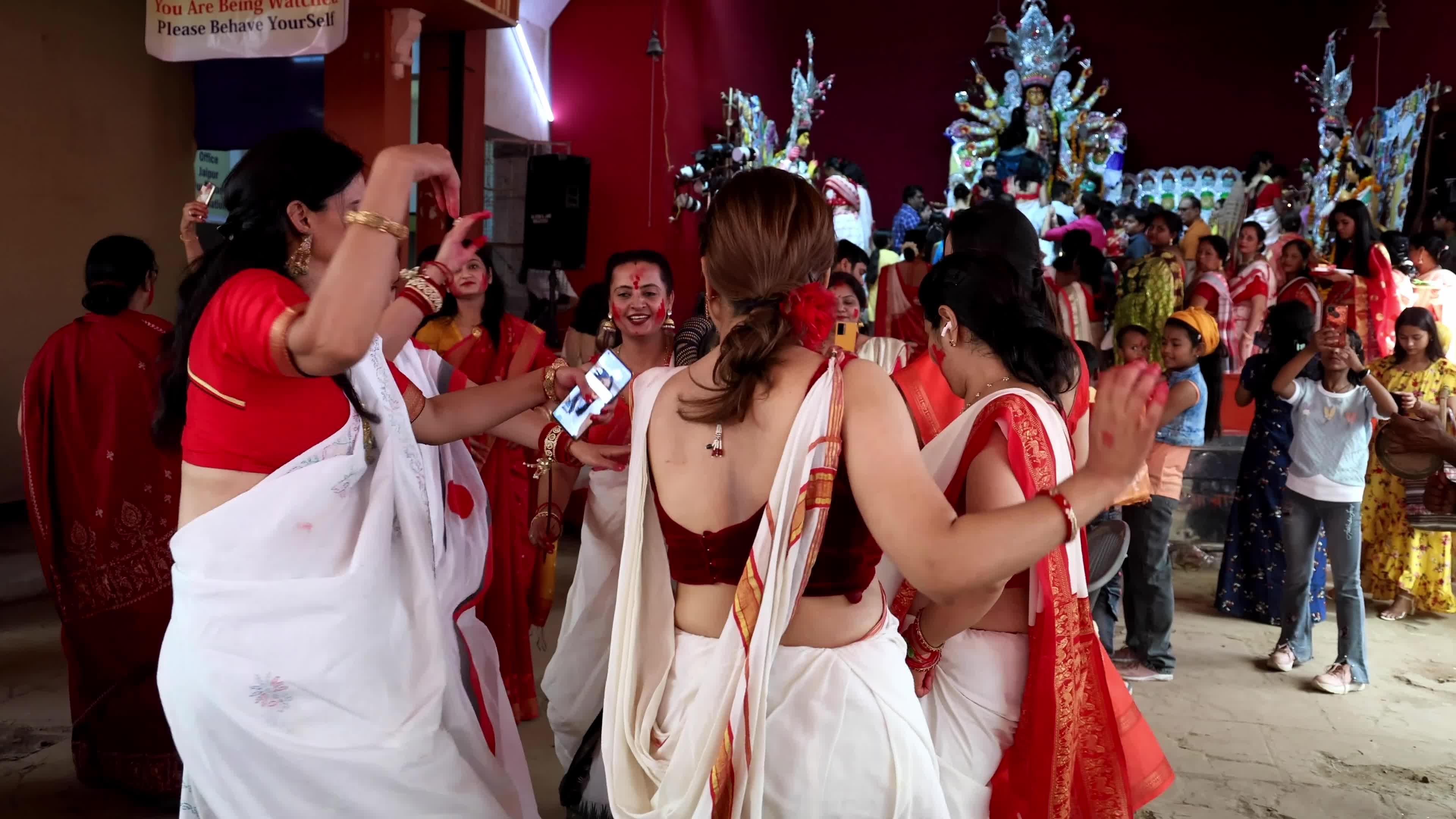 Sindoor Khela-Durga Puja In Jaipur