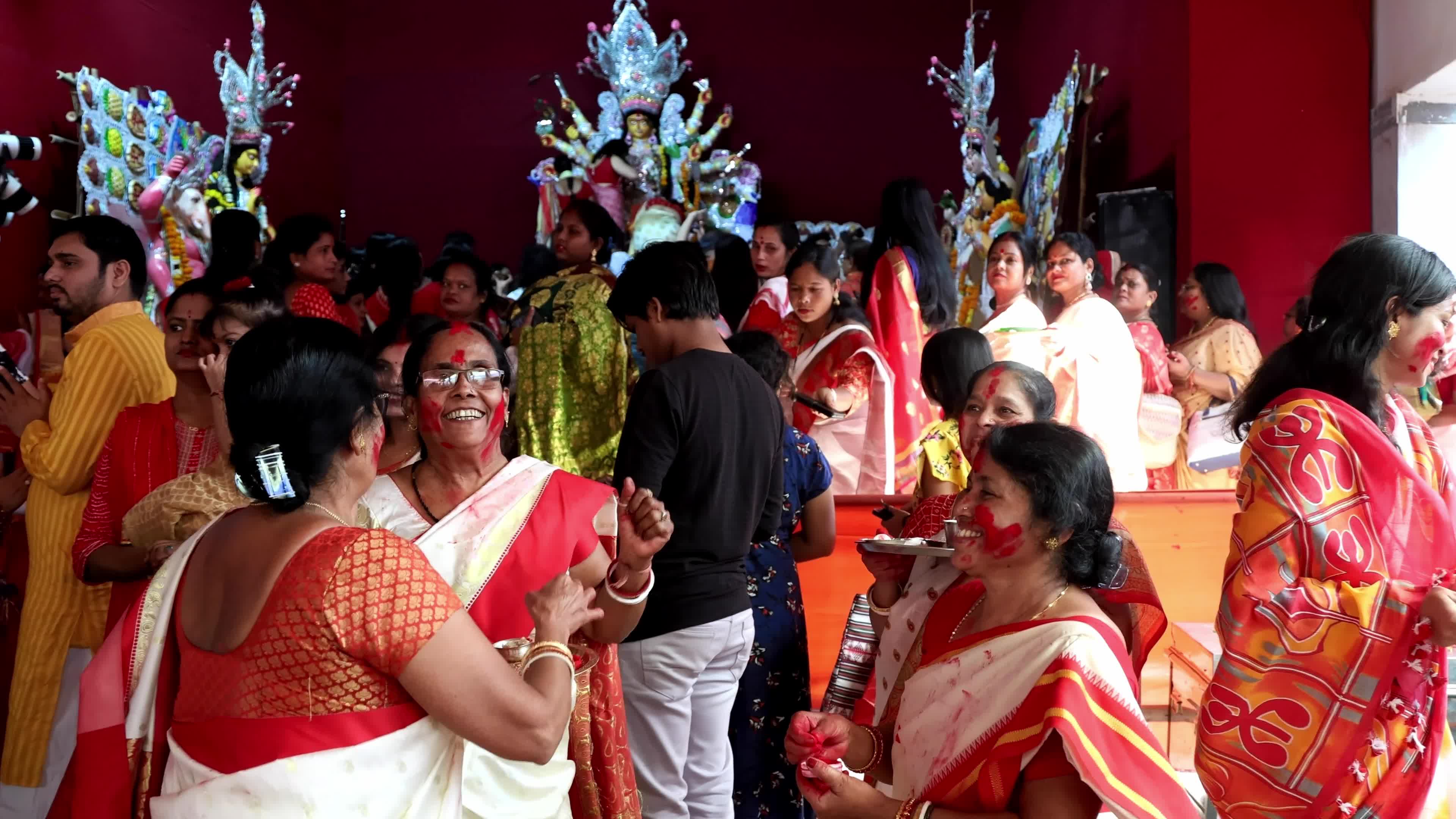 Sindoor Khela-Durga Puja In Jaipur