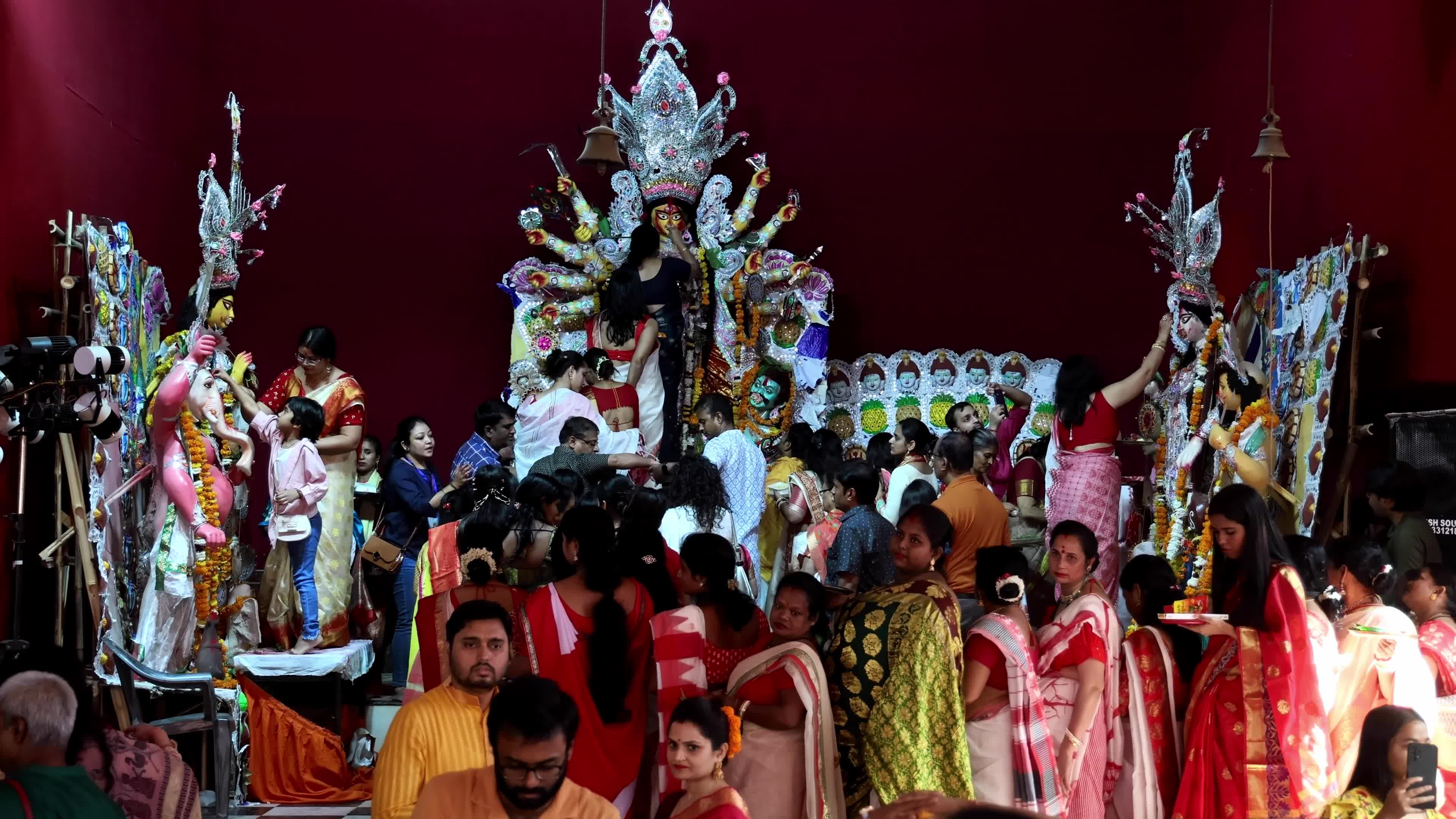 Sindoor Khela-Durga Puja In Jaipur