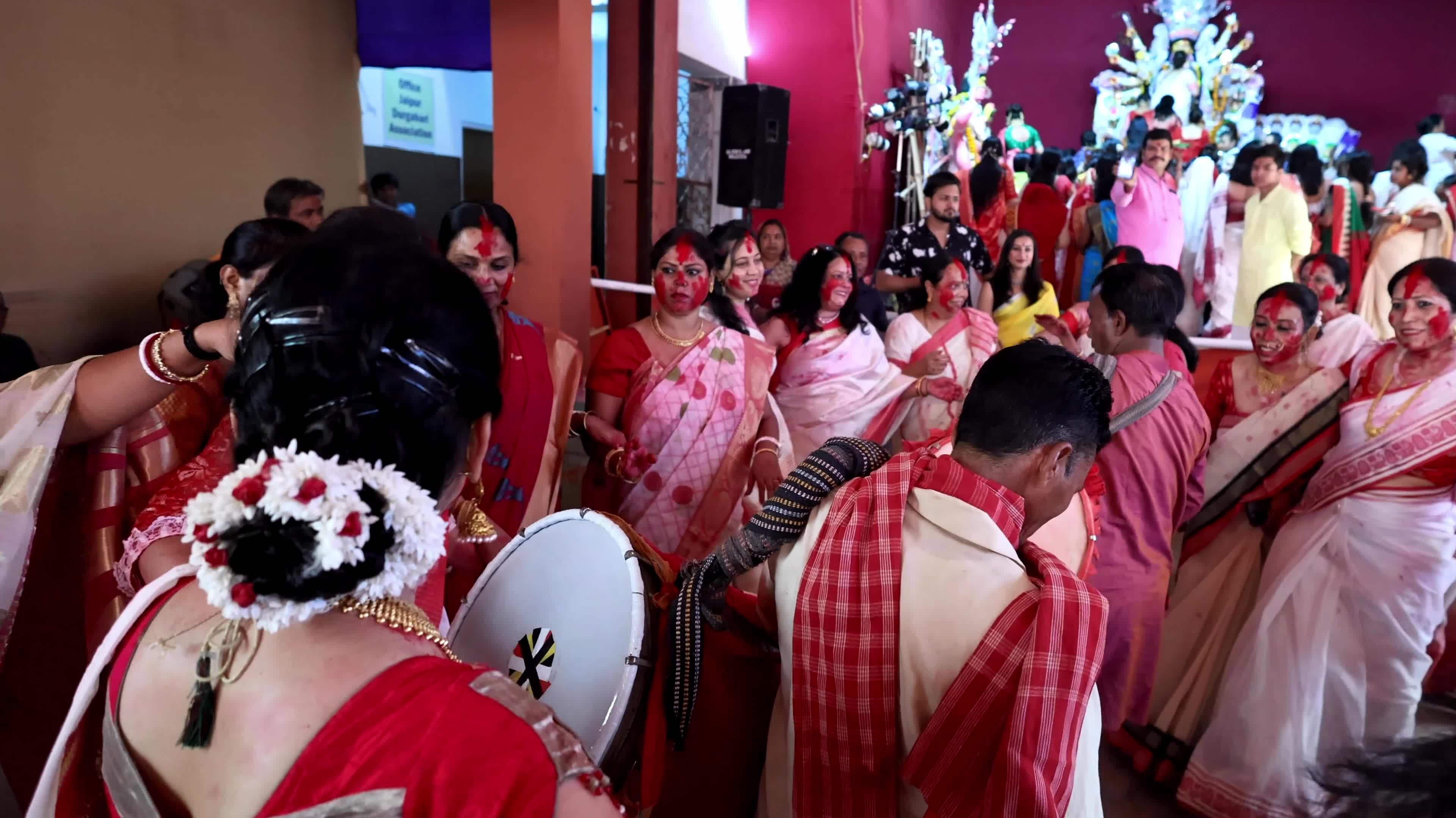 Sindoor Khela-Durga Puja In Jaipur