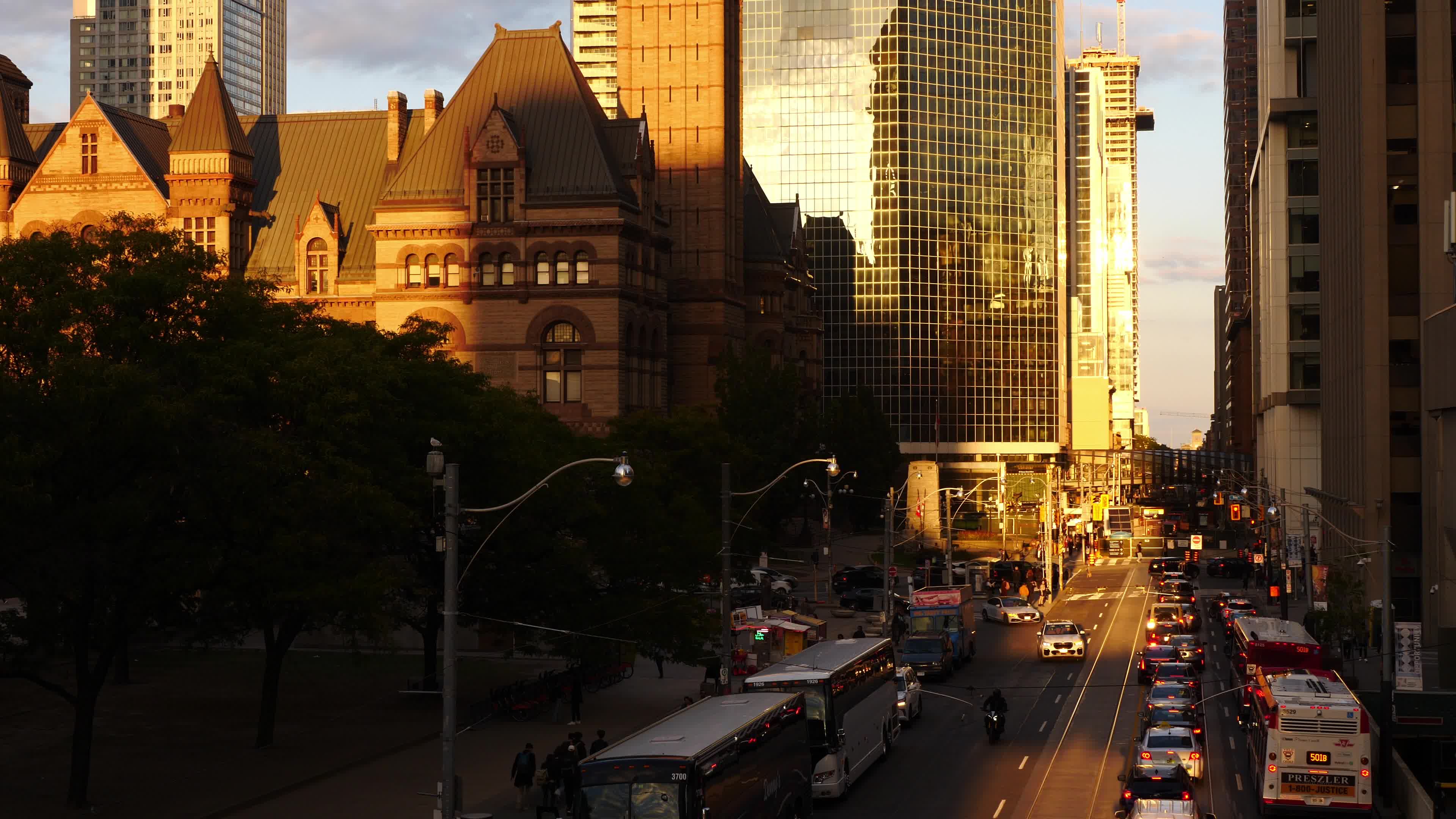 Sunset in Toronto, Canada