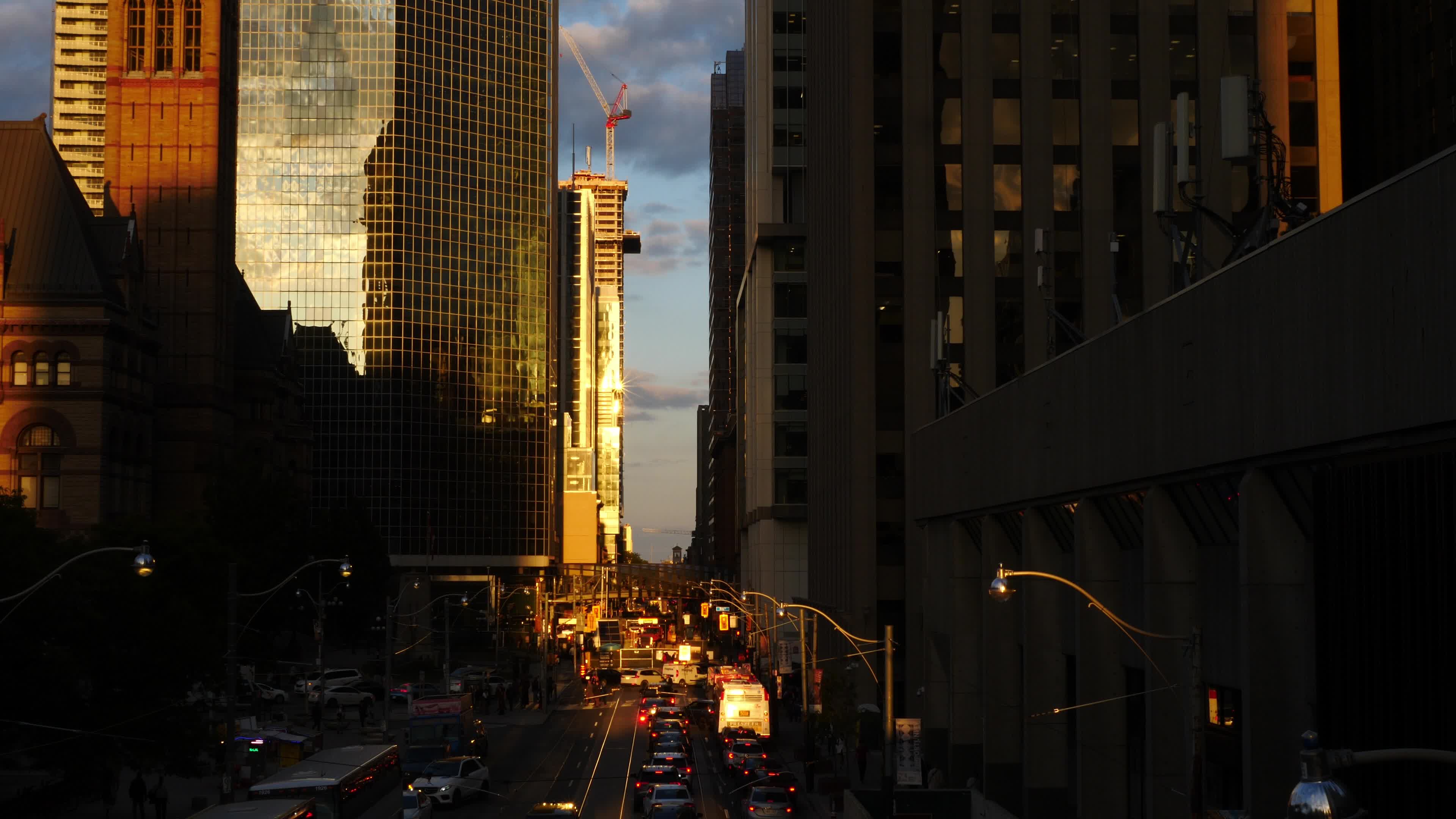 Sunset in Toronto, Canada