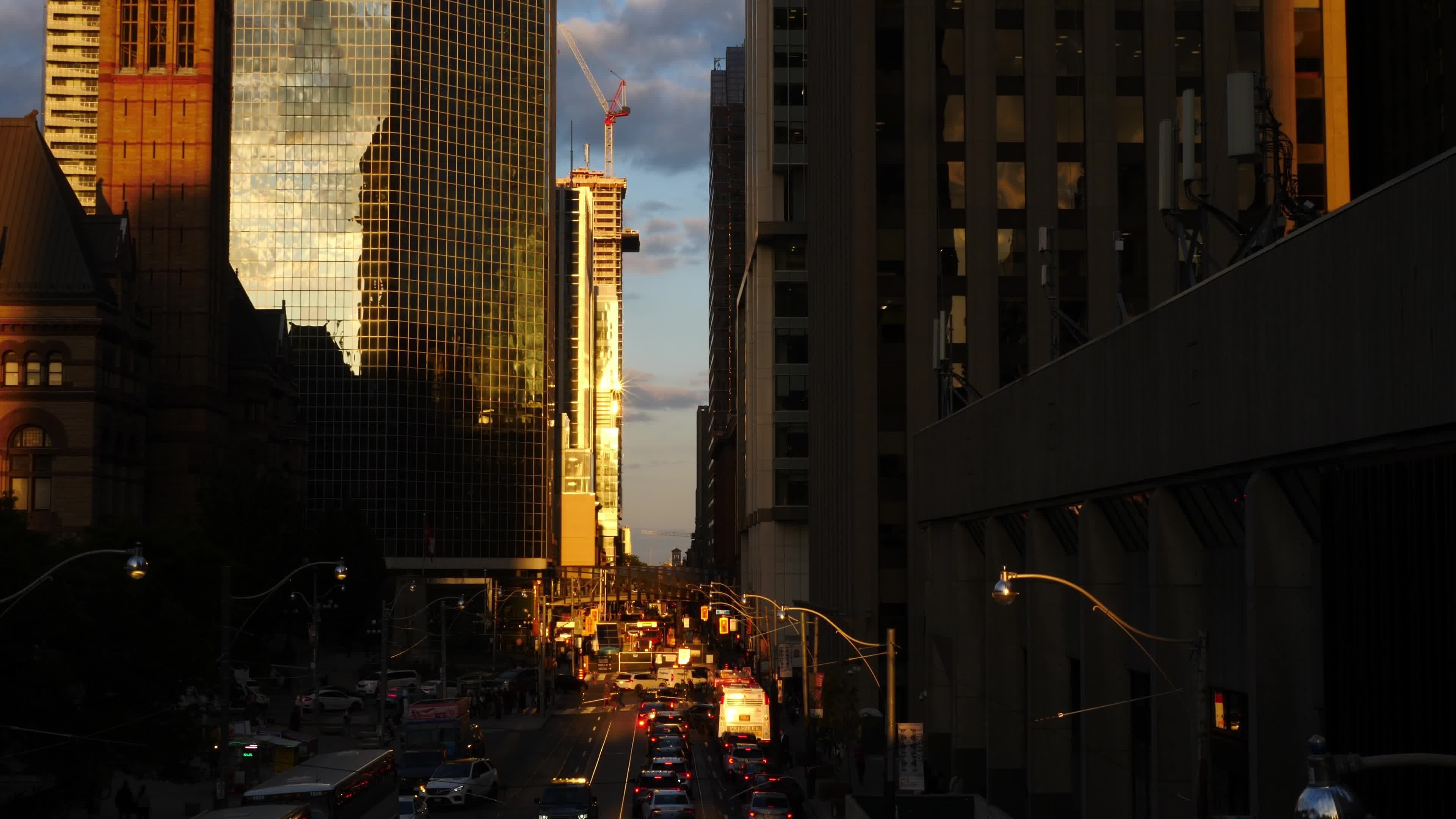Sunset in Toronto, Canada