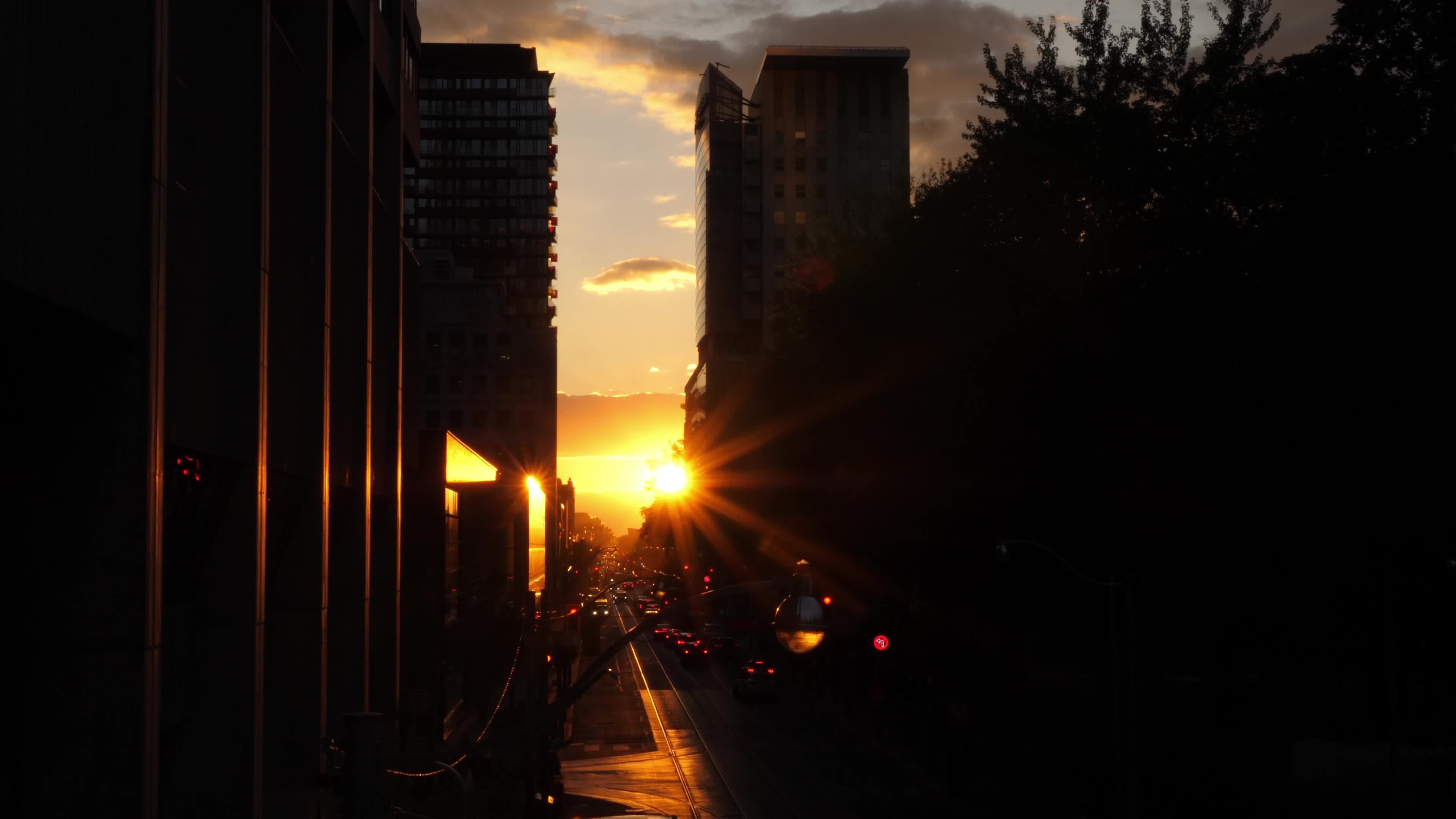 Sunset in Toronto, Canada