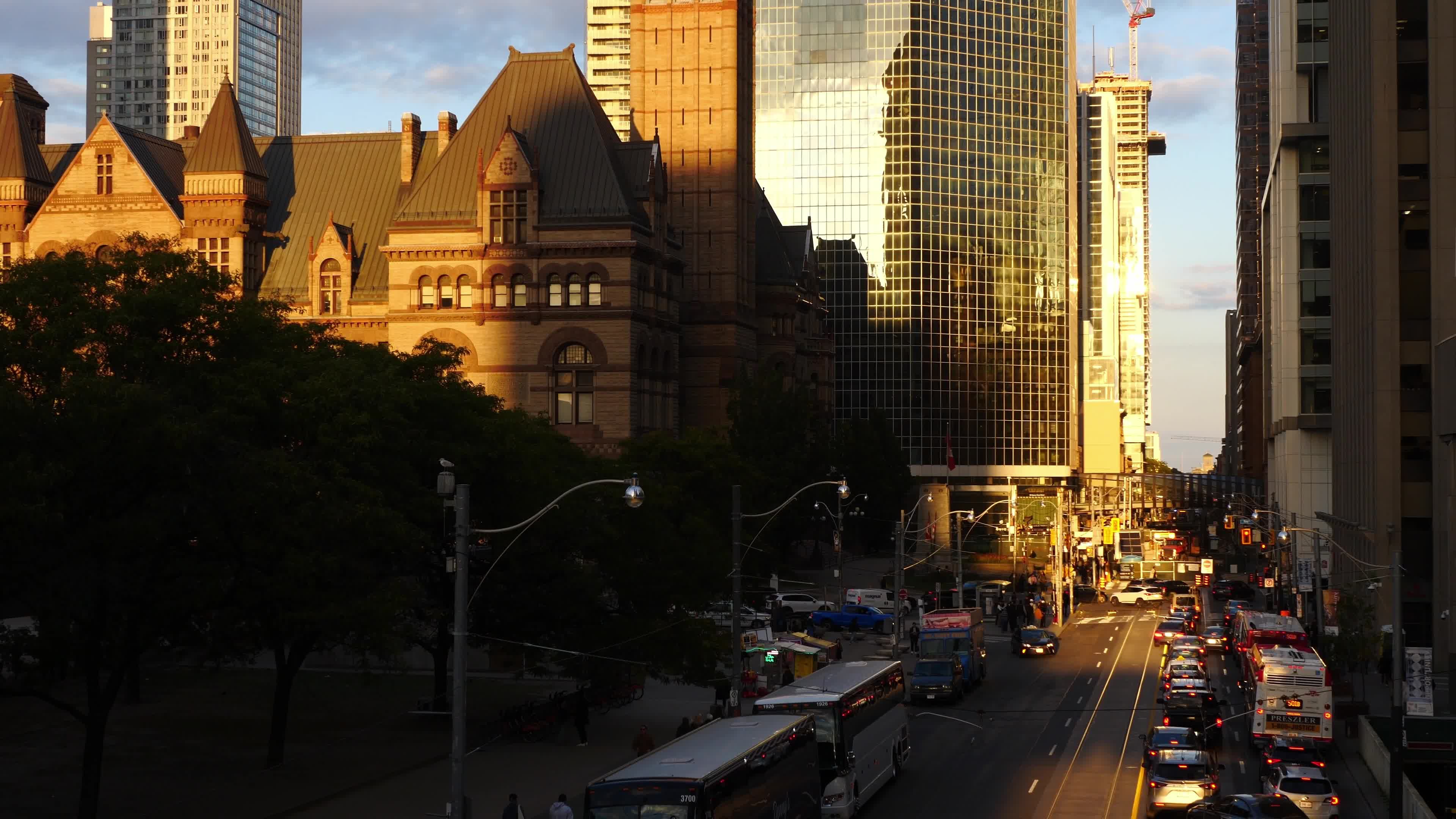 Sunset in Toronto, Canada