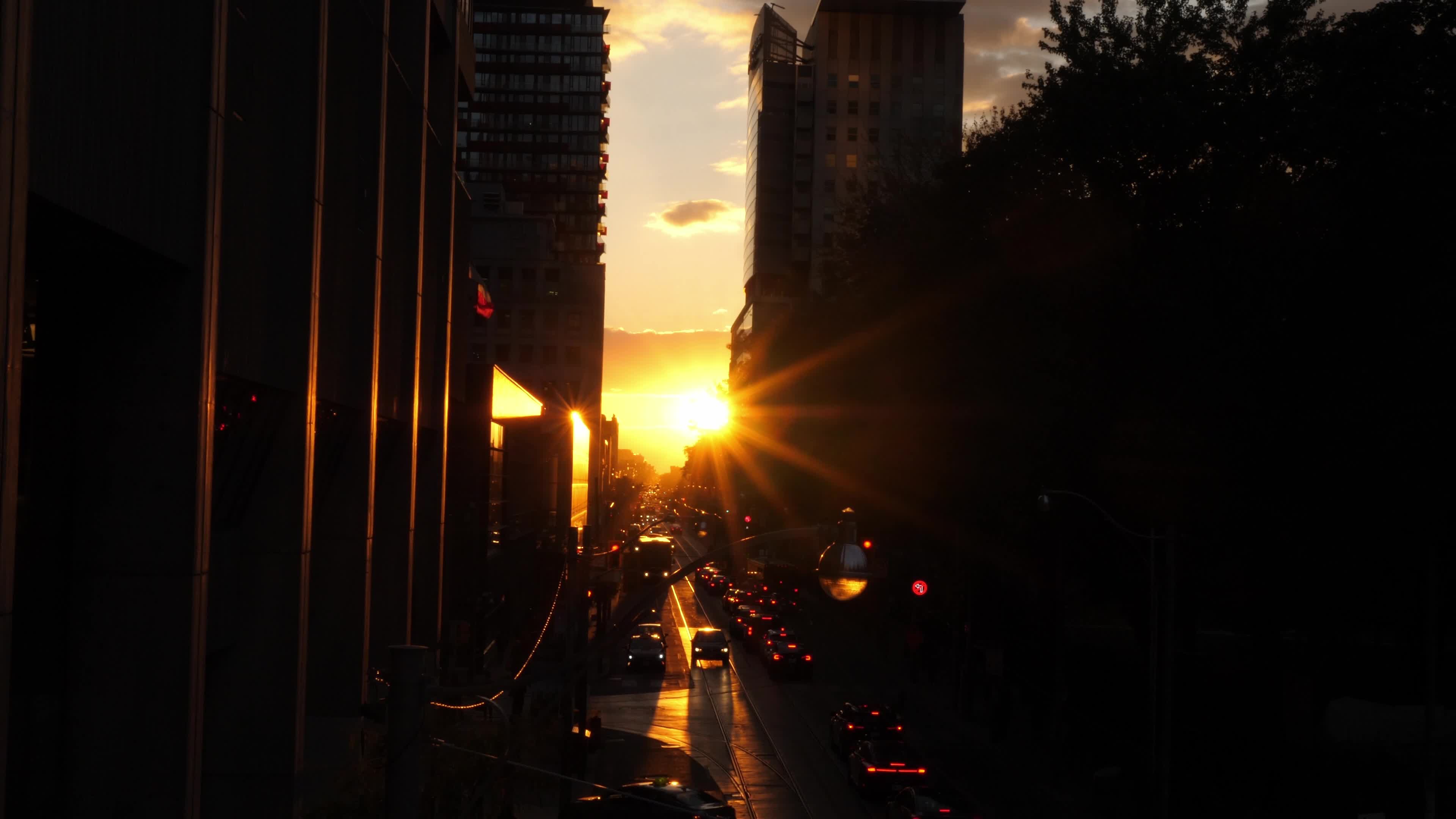 Sunset in Toronto, Canada