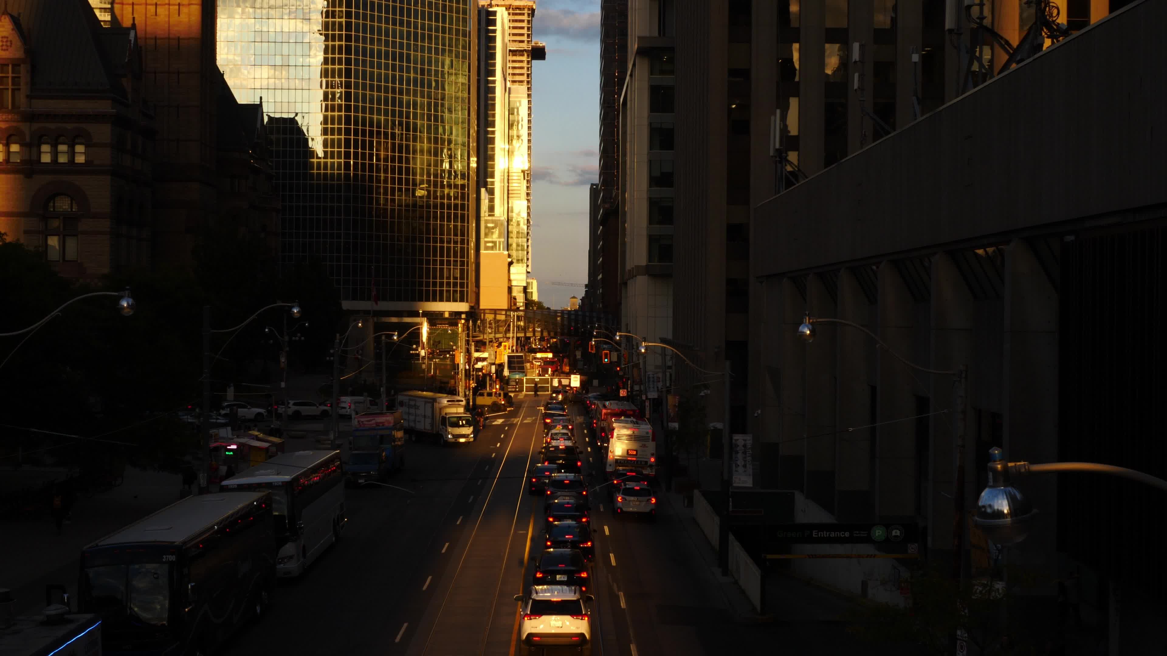 Sunset in Toronto, Canada