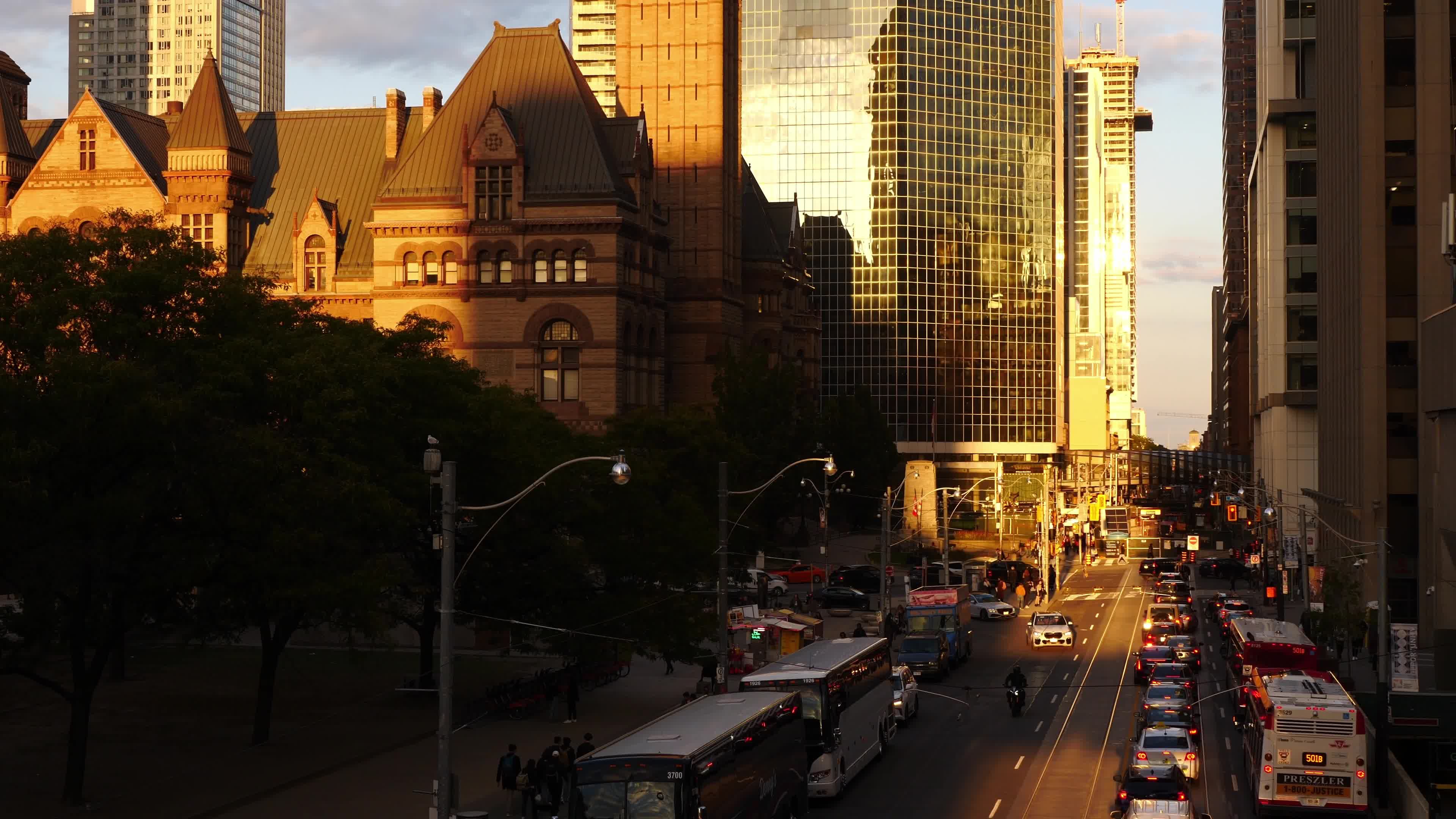 Sunset in Toronto, Canada