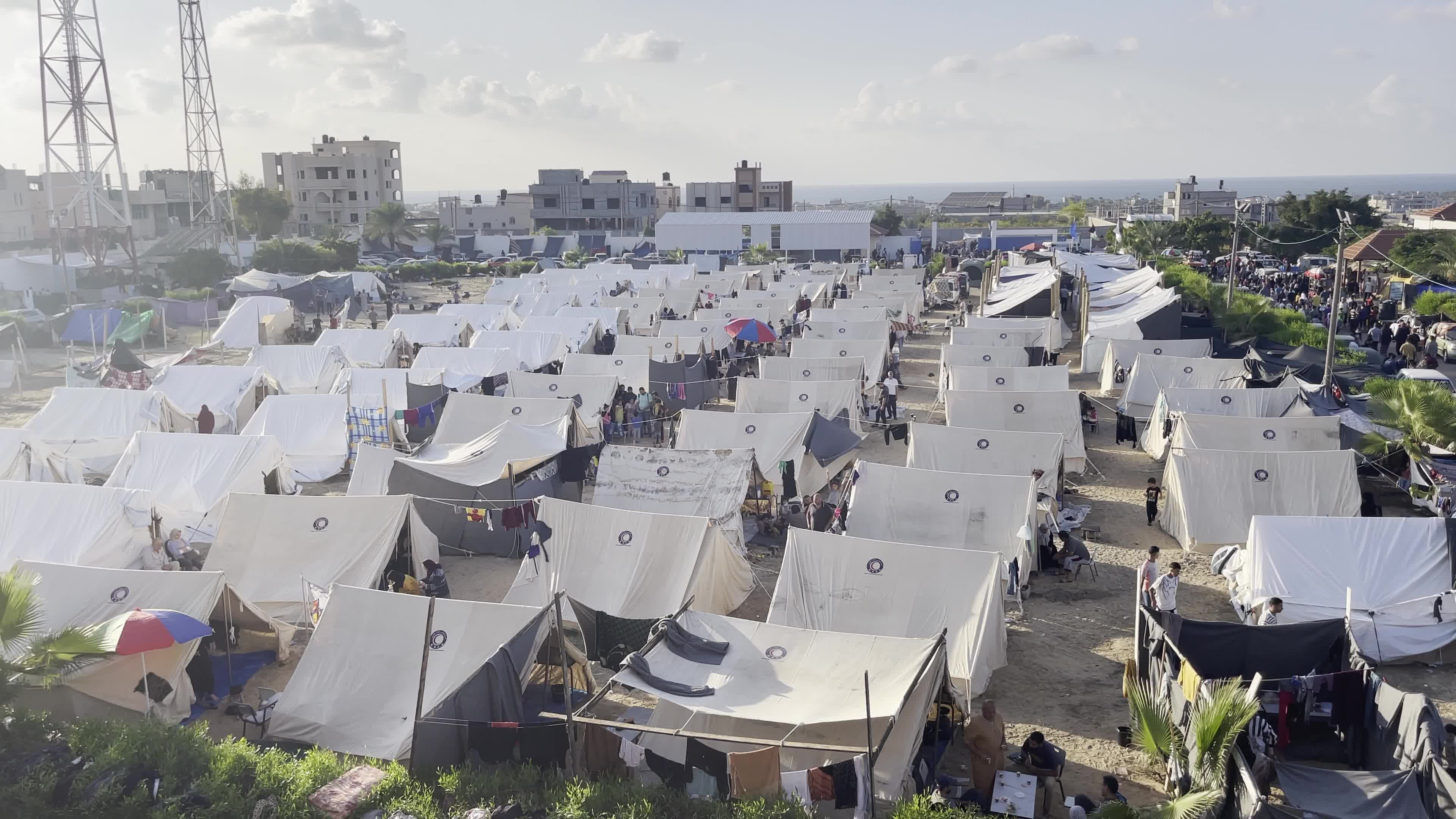 UNRWA Centre Provides Shelter in Khan Yunis Amid Ongoing Conflict Between Hamas And Israel