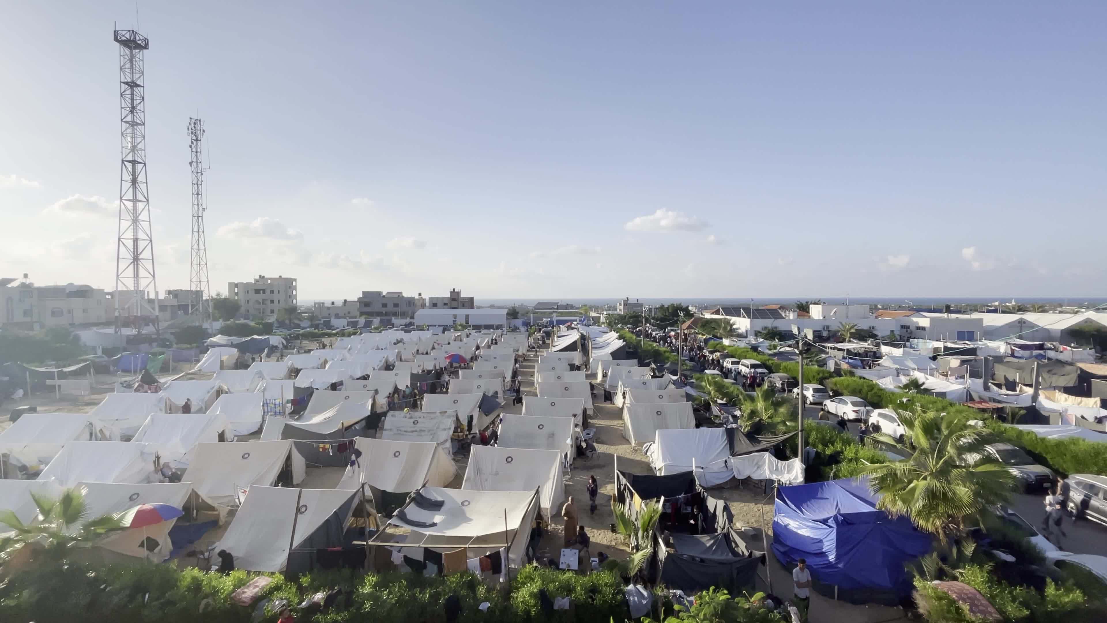 UNRWA Centre Provides Shelter in Khan Yunis Amid Ongoing Conflict Between Hamas And Israel