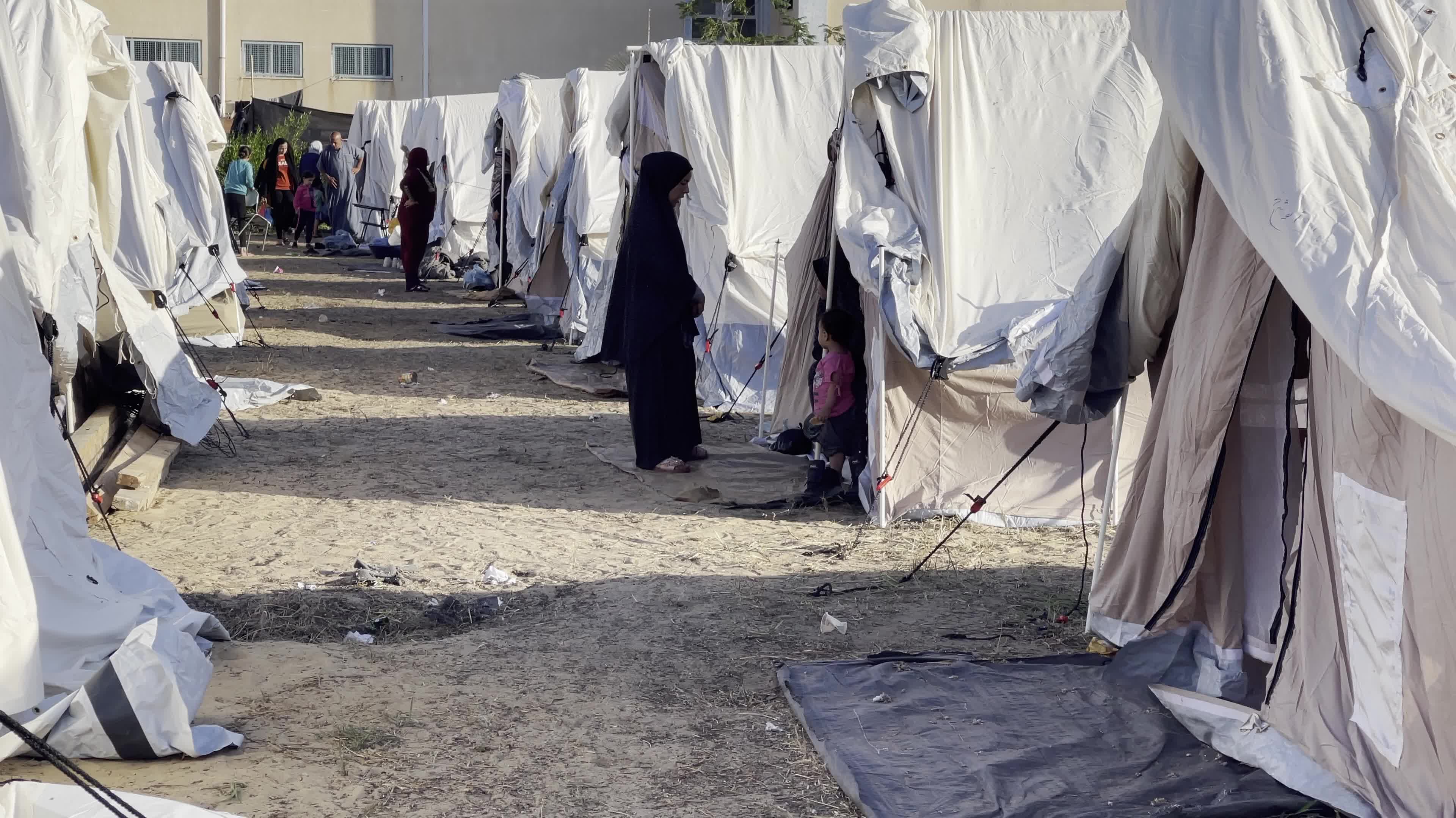 UNRWA Centre Provides Shelter in Khan Yunis Amid Ongoing Conflict Between Hamas And Israel