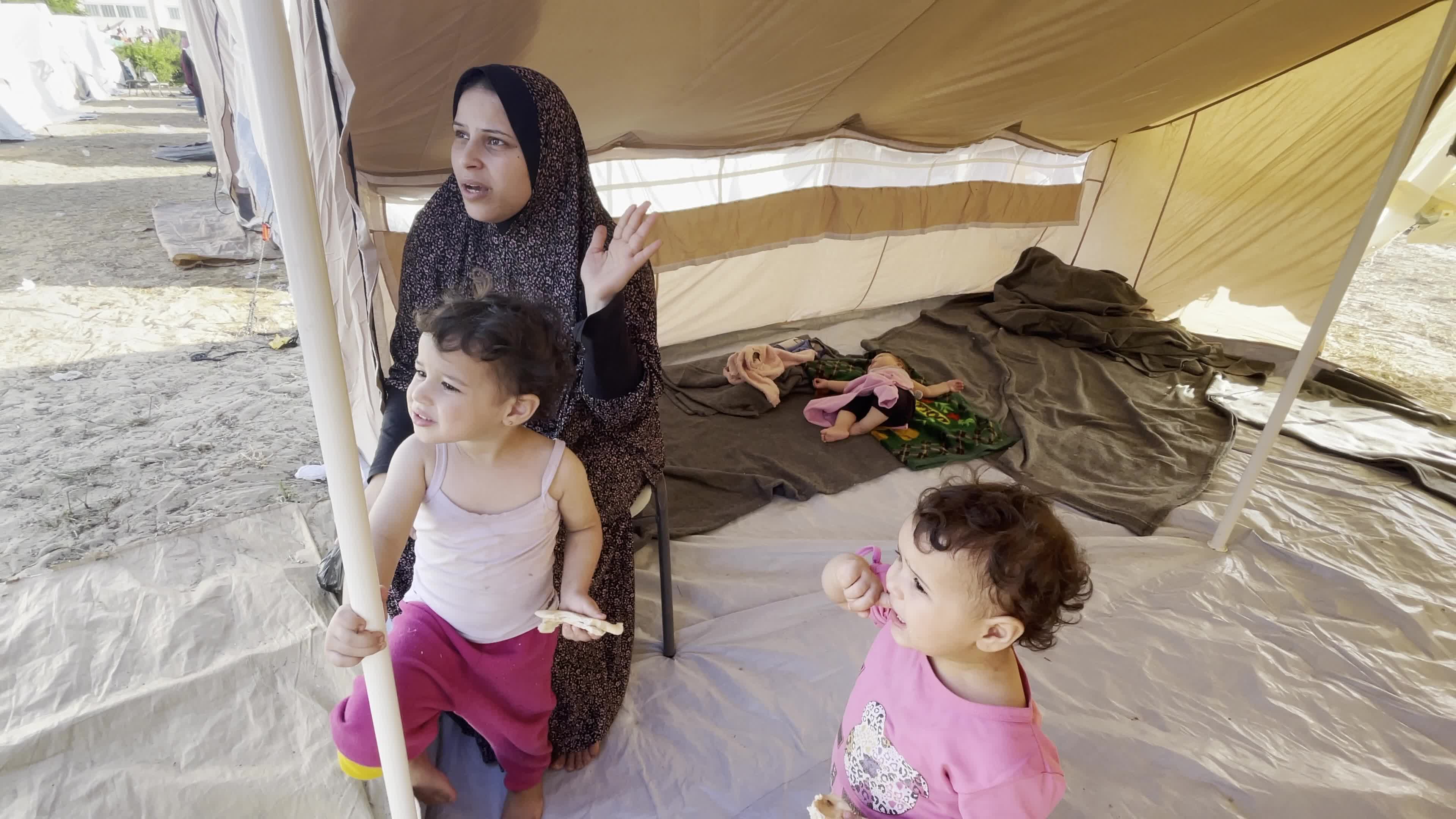 UNRWA Centre Provides Shelter in Khan Yunis Amid Ongoing Conflict Between Hamas And Israel