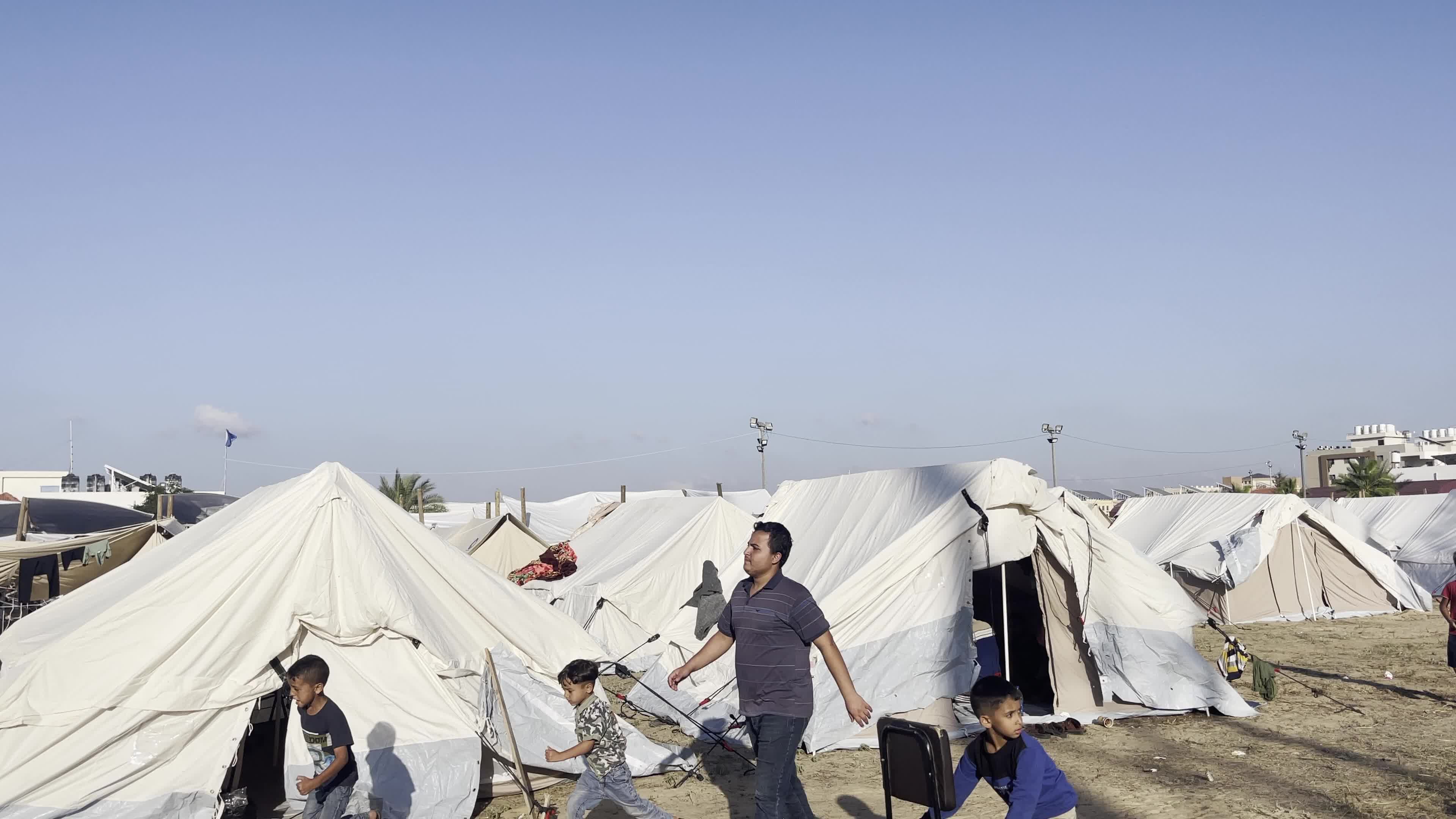 UNRWA Centre Provides Shelter in Khan Yunis Amid Ongoing Conflict Between Hamas And Israel