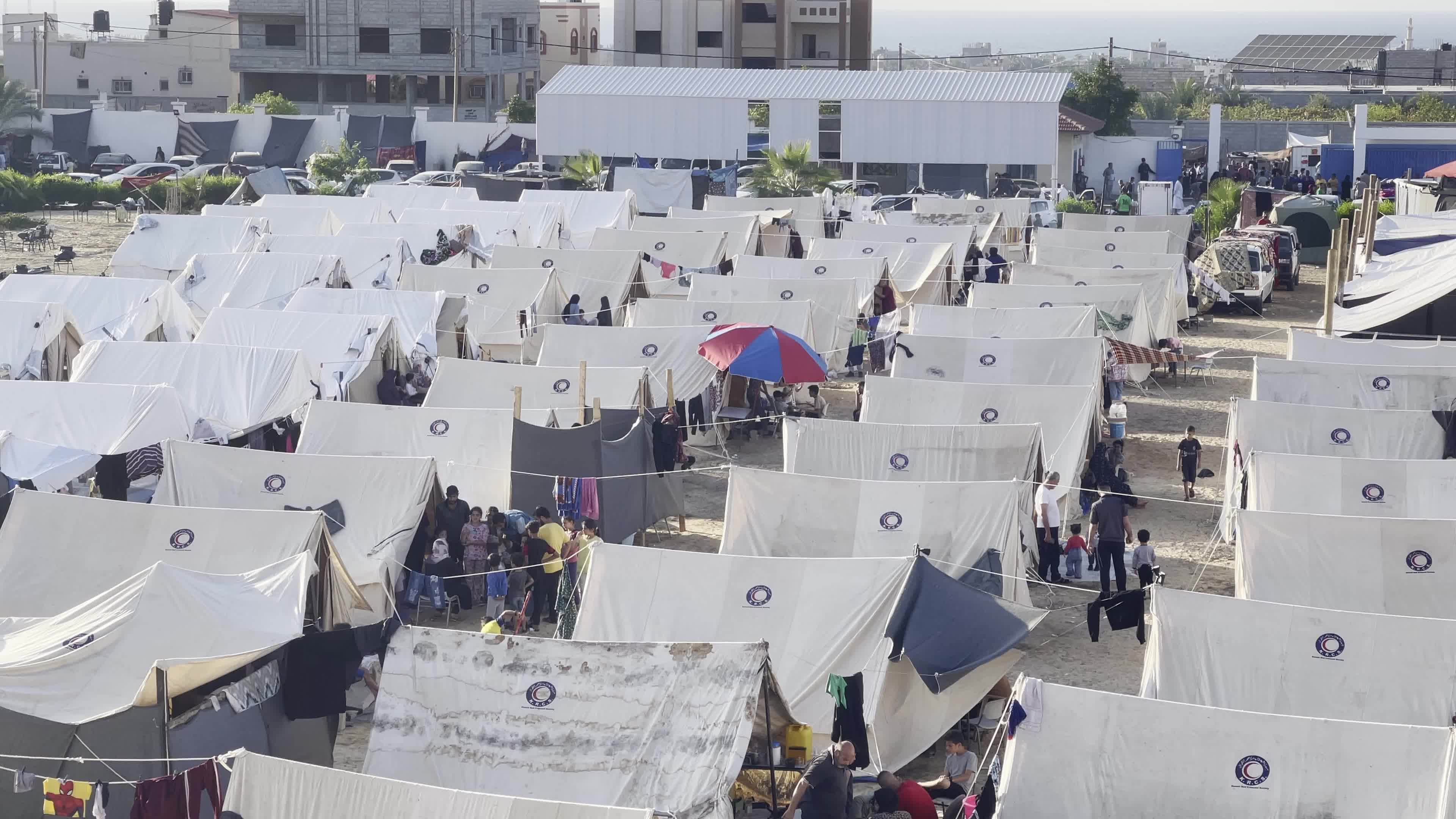 UNRWA Centre Provides Shelter in Khan Yunis Amid Ongoing Conflict Between Hamas And Israel