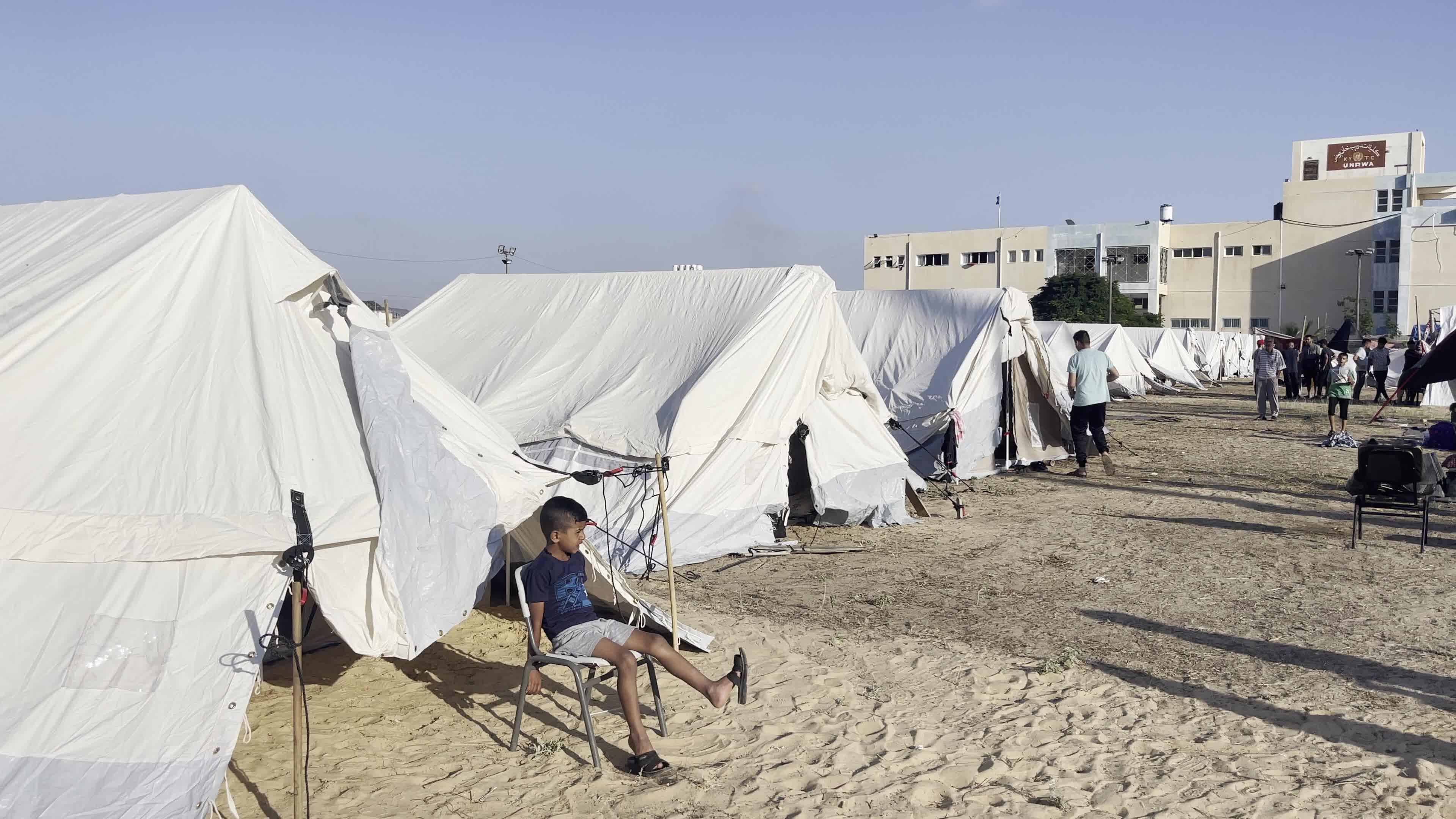 UNRWA Centre Provides Shelter in Khan Yunis Amid Ongoing Conflict Between Hamas And Israel