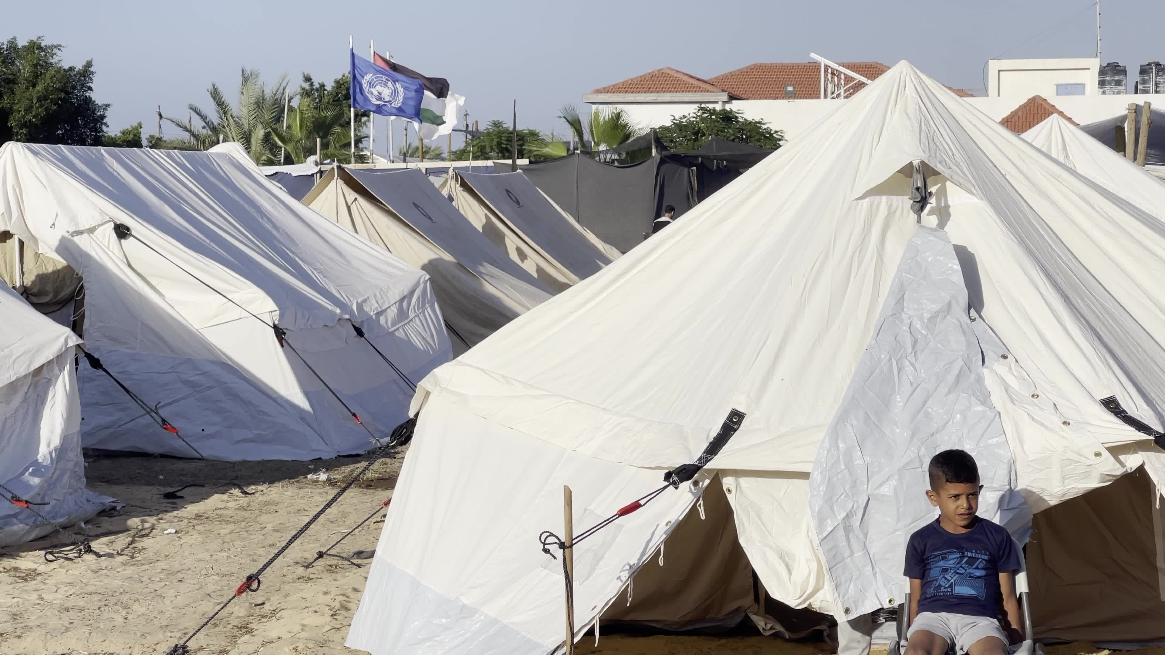 UNRWA Centre Provides Shelter in Khan Yunis Amid Ongoing Conflict Between Hamas And Israel