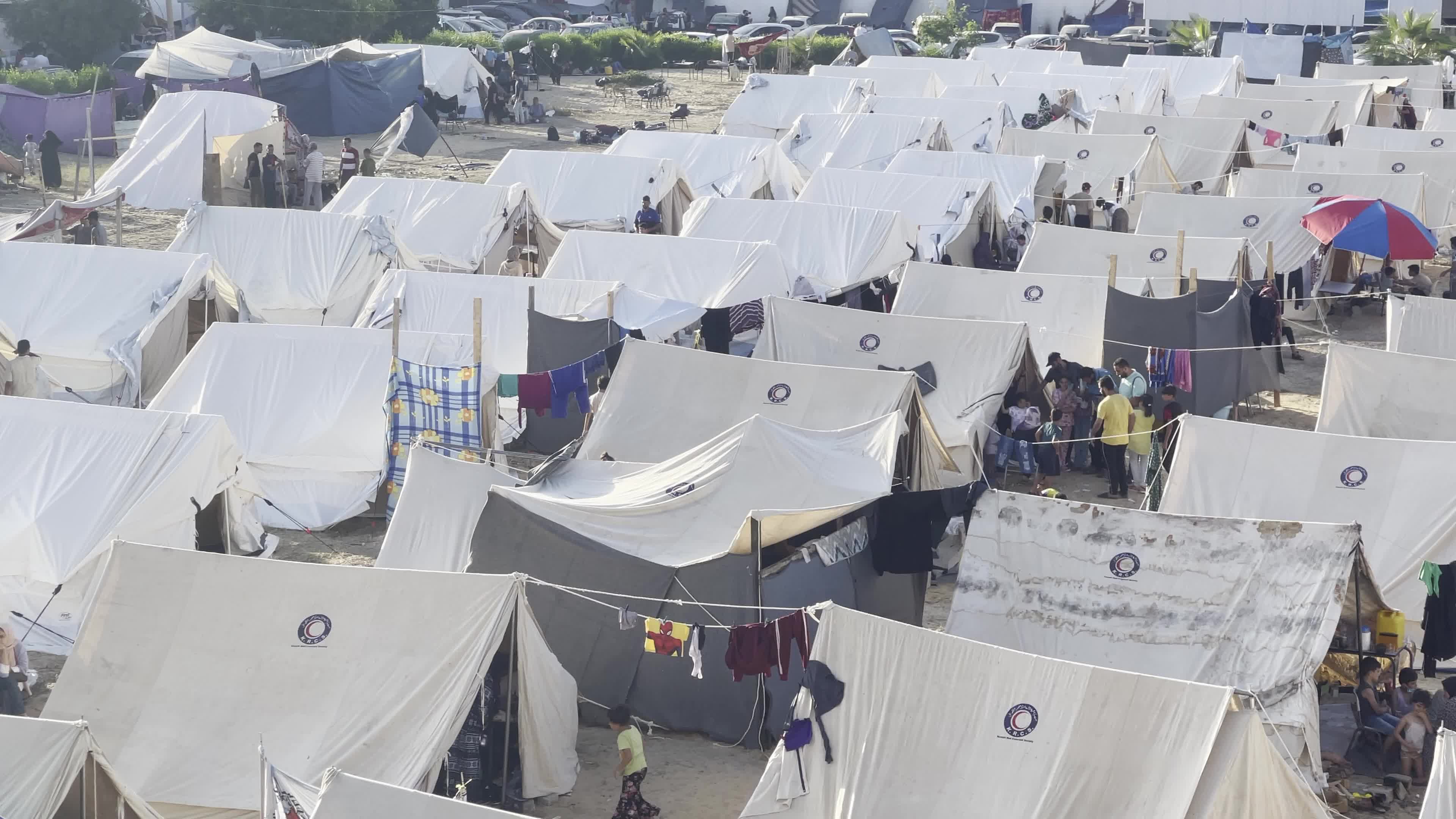 UNRWA Centre Provides Shelter in Khan Yunis Amid Ongoing Conflict Between Hamas And Israel