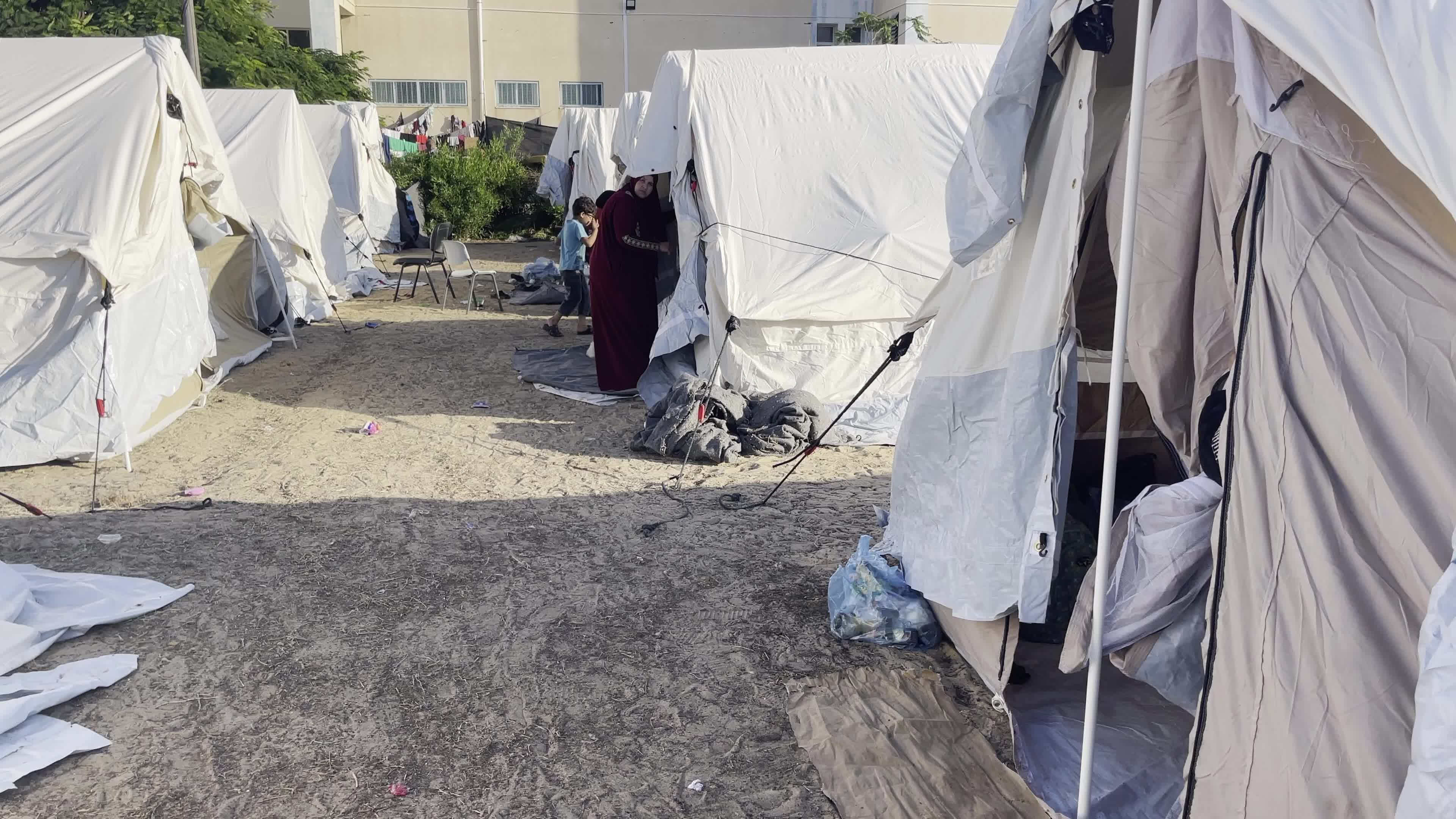 UNRWA Centre Provides Shelter in Khan Yunis Amid Ongoing Conflict Between Hamas And Israel