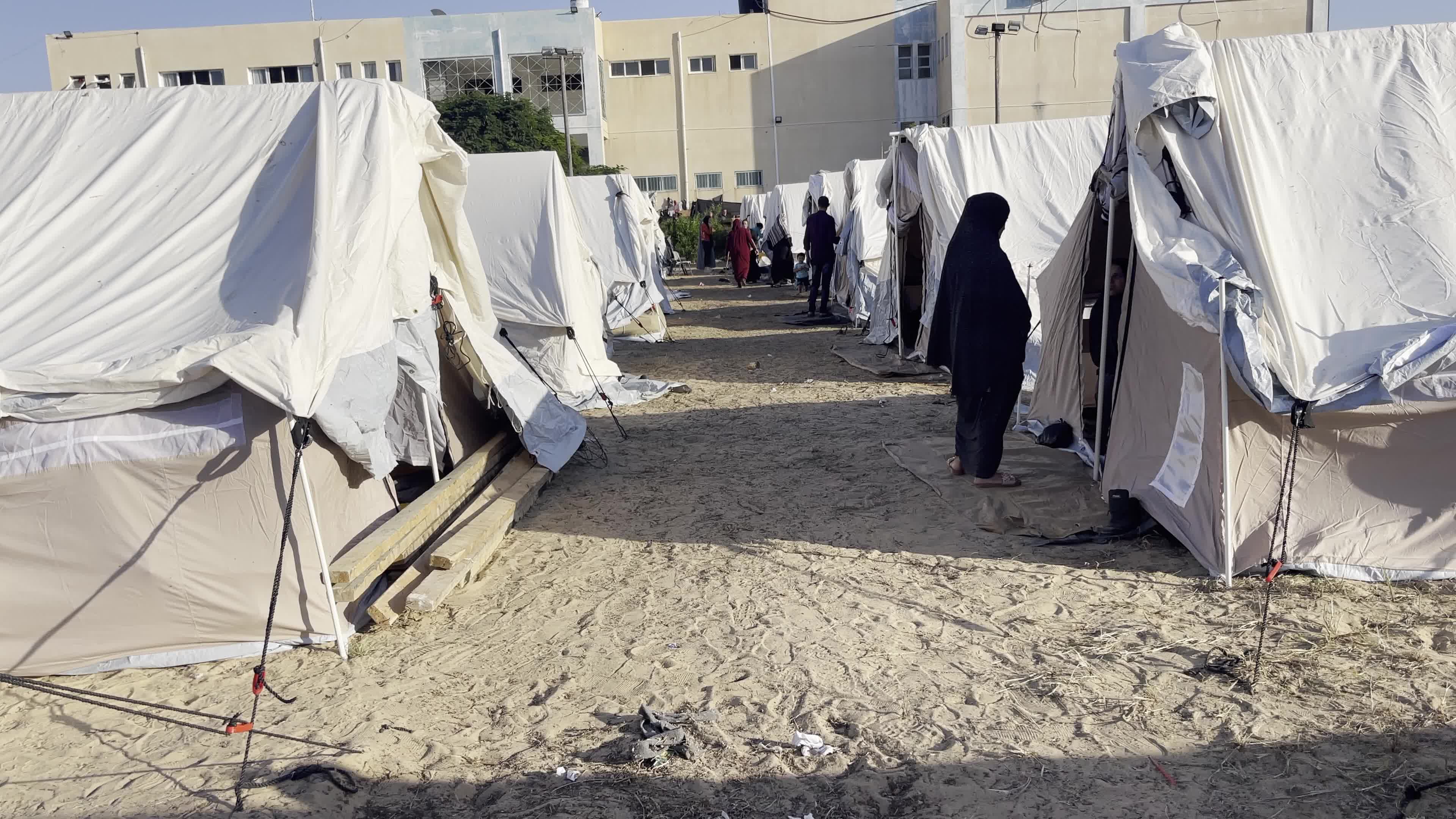 UNRWA Centre Provides Shelter in Khan Yunis Amid Ongoing Conflict Between Hamas And Israel
