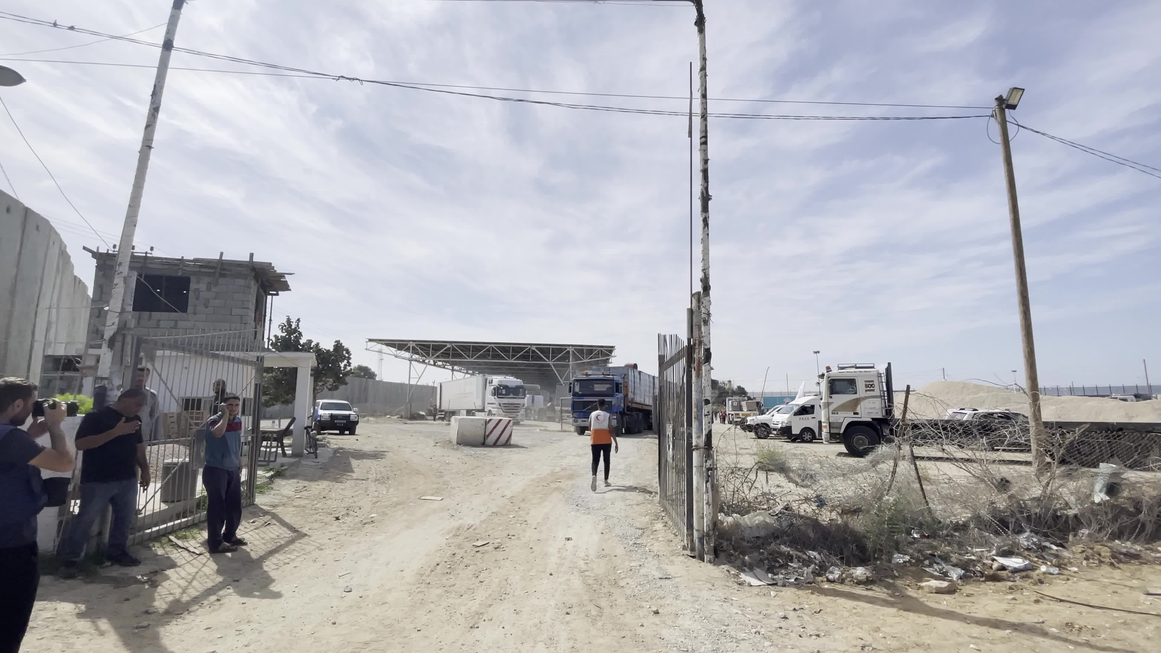 Humanitarian Aid Trucks Enter Gaza via Rafah