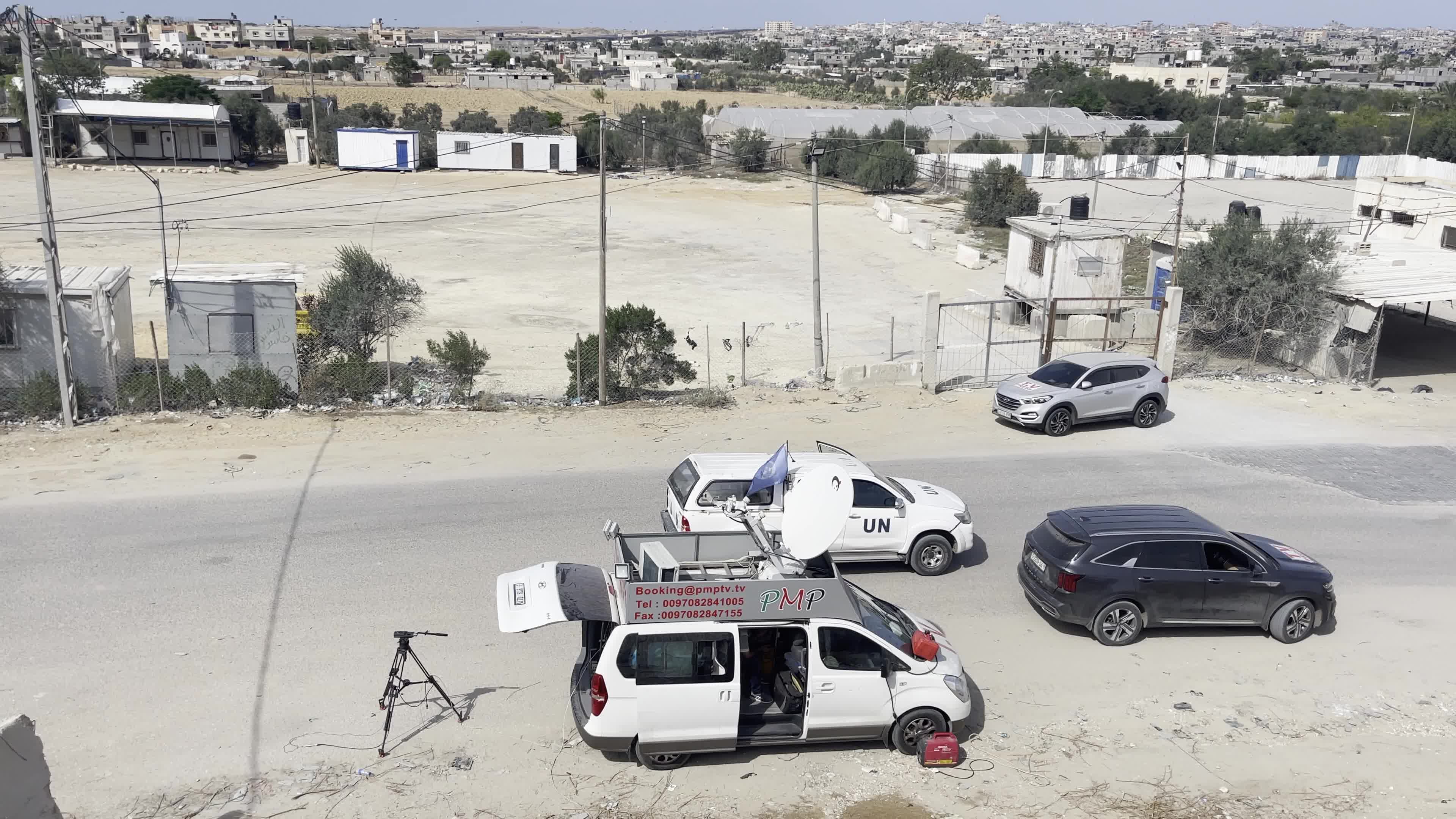 Humanitarian Aid Trucks Enter Gaza via Rafah