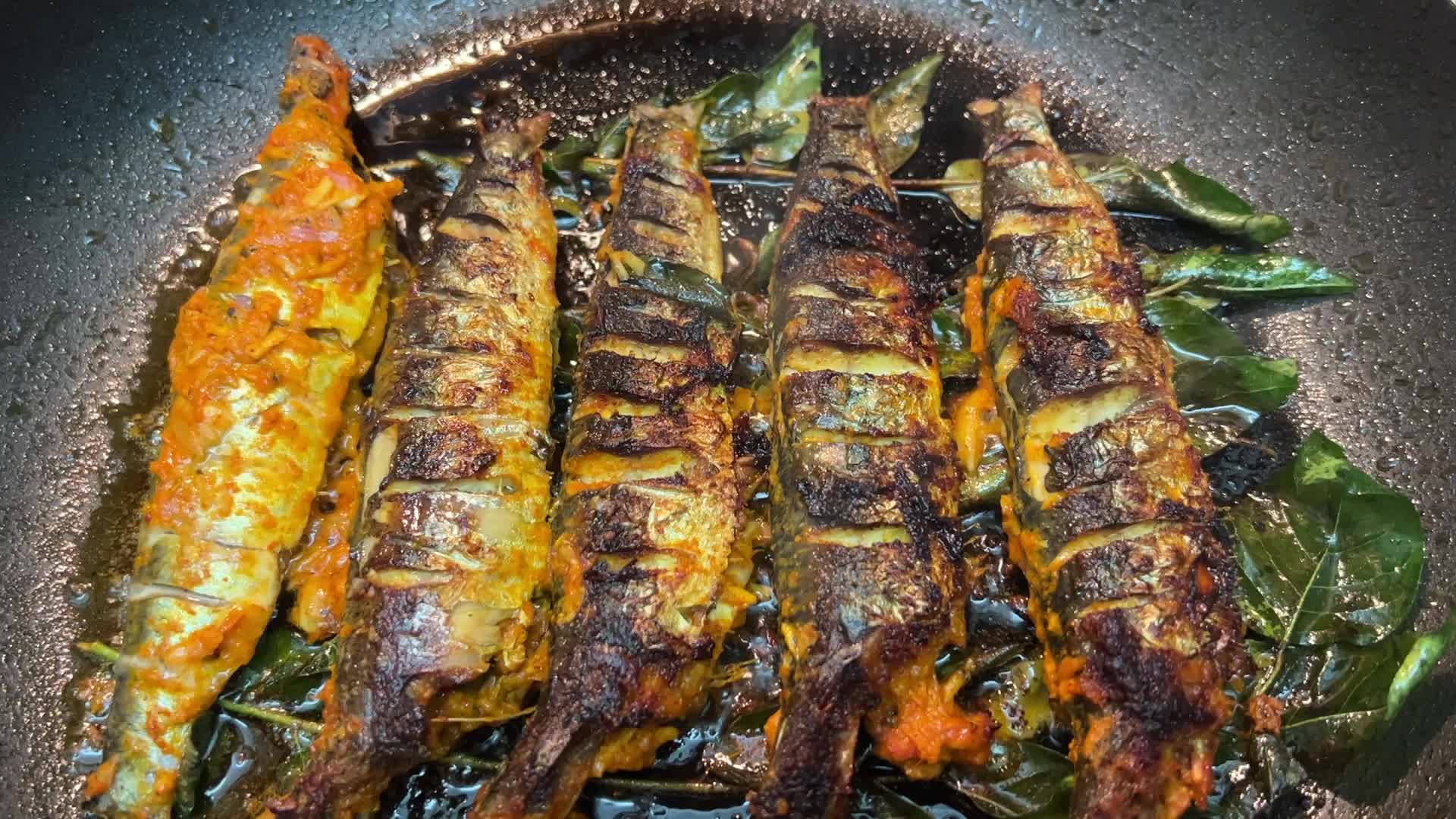 Kerala style sardine fish fry