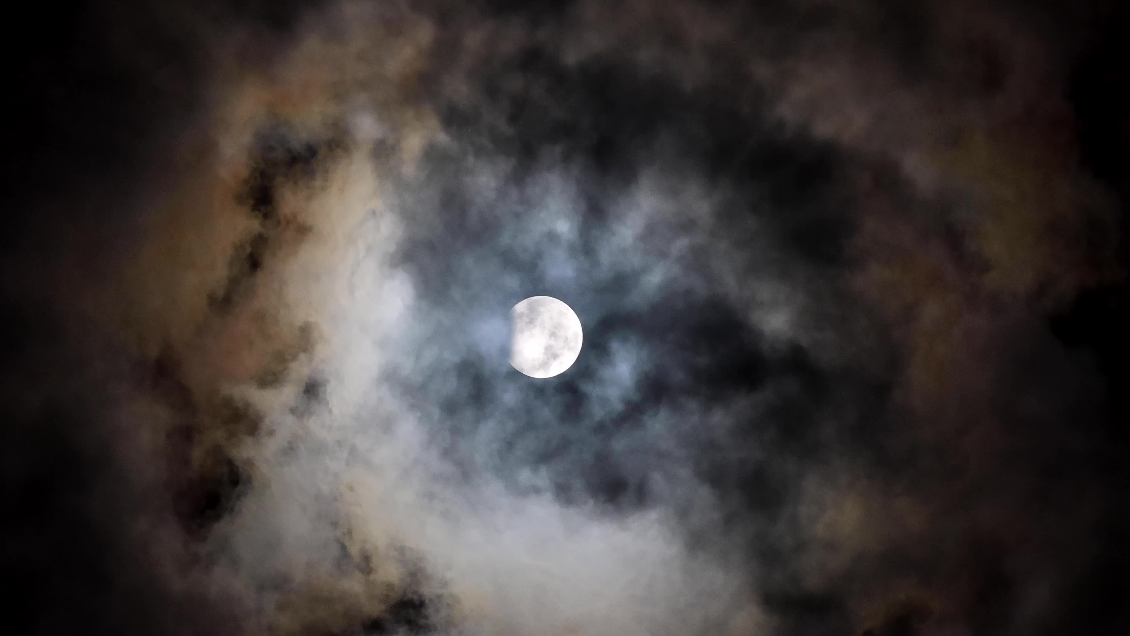 Partial lunar eclipse in Jaipur