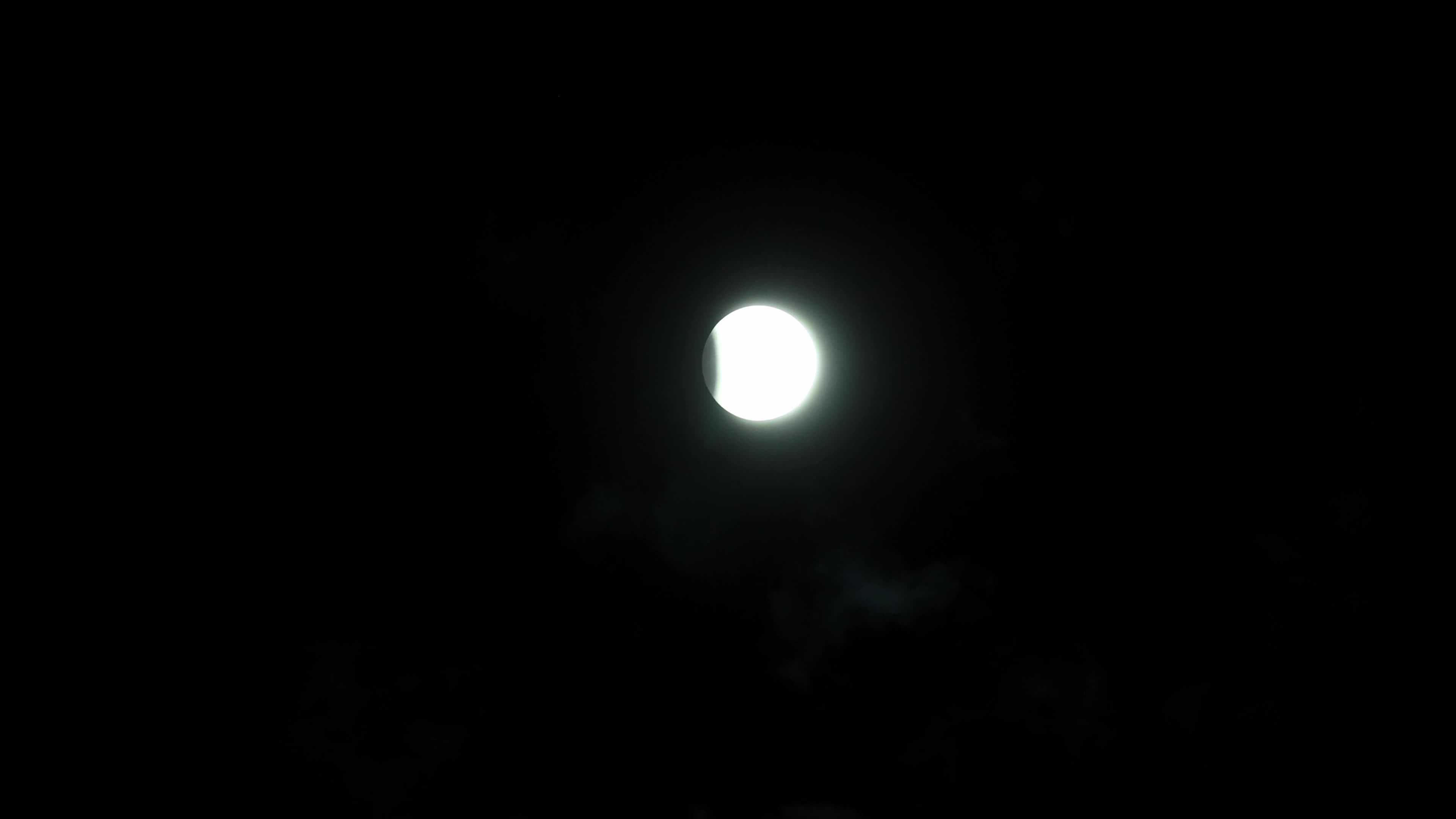 Partial lunar eclipse in Jaipur